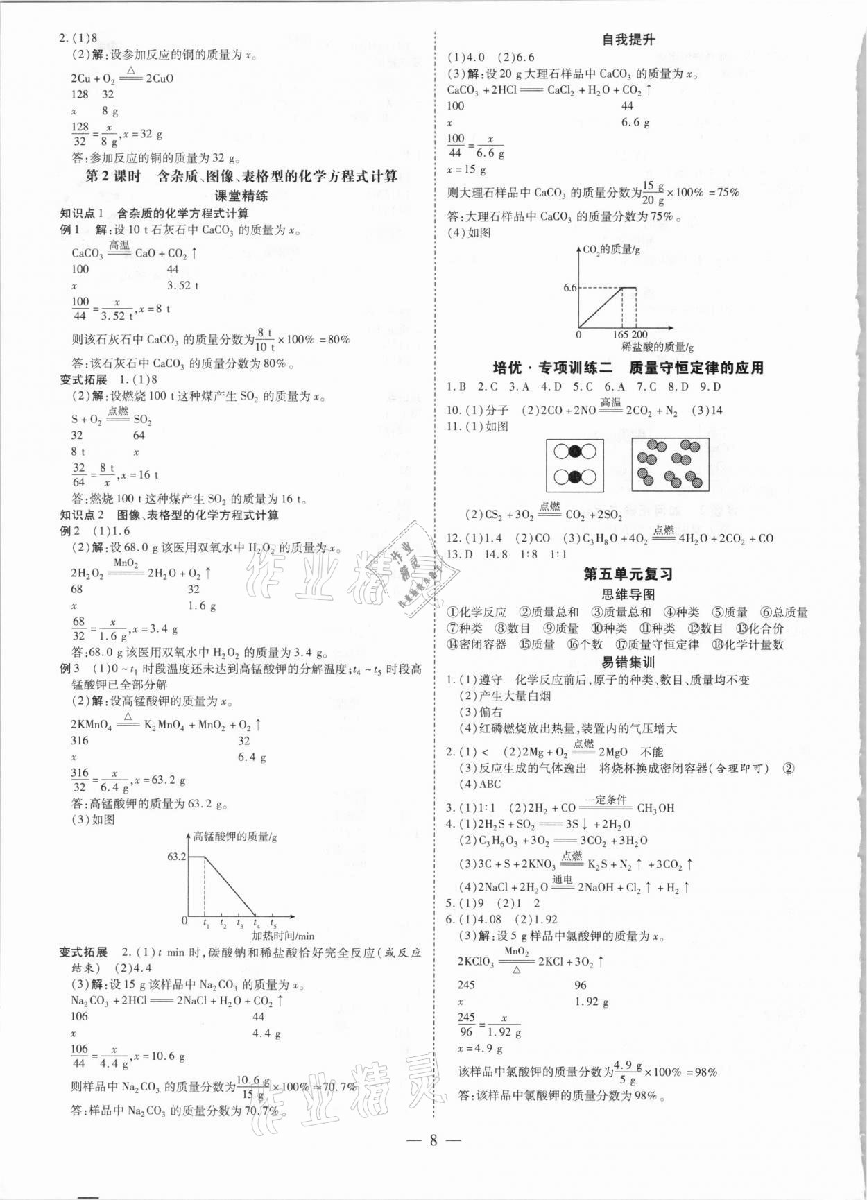 2020年領跑作業本九年級化學全一冊人教版廣東專用 第8頁