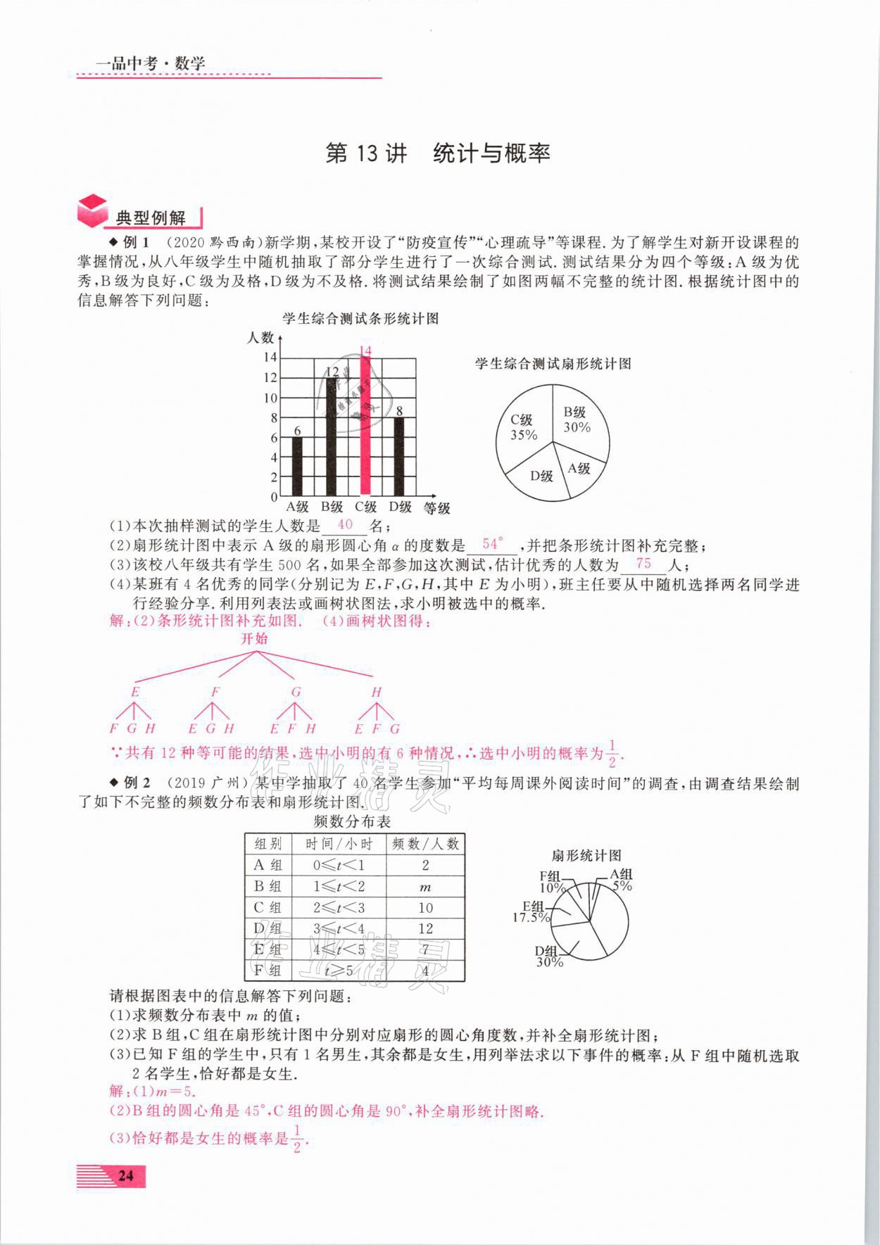 2021年新動(dòng)力一品中考數(shù)學(xué)螺旋復(fù)習(xí)法 參考答案第24頁(yè)