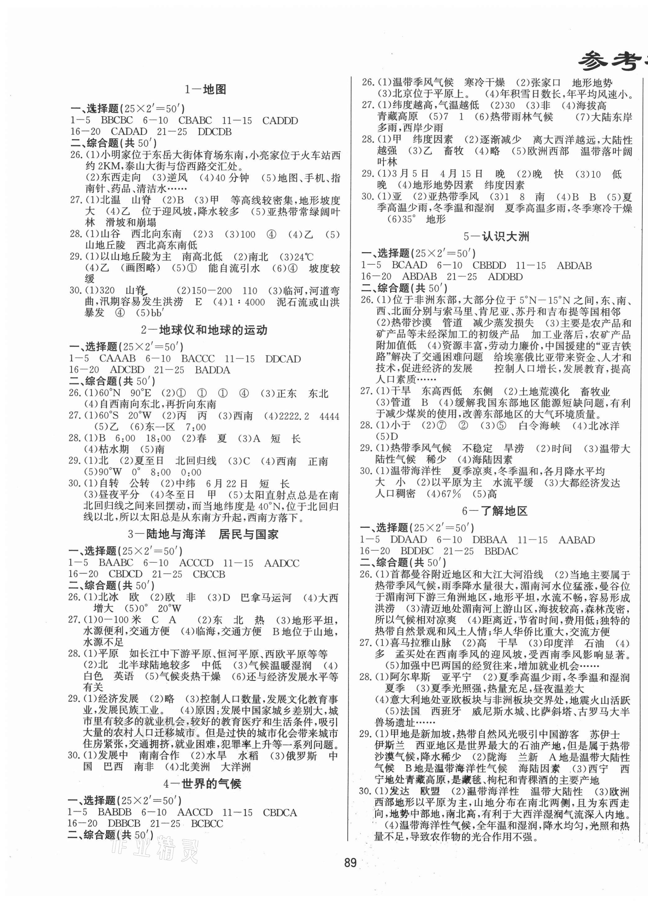 2021年中考先鋒專題復習與模擬沖刺試卷地理 第1頁