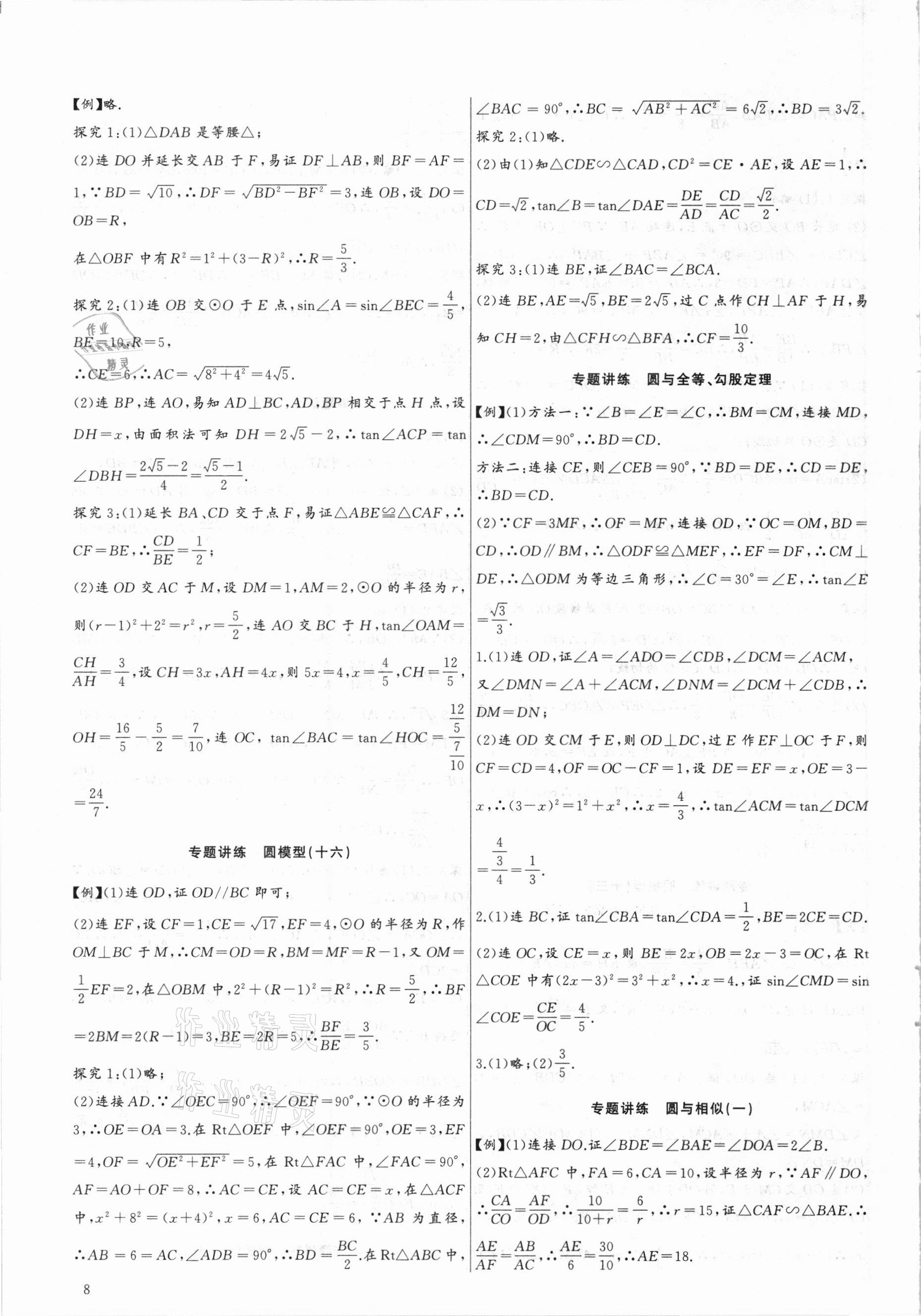 2021年思維新觀察中考數(shù)學專題復習 第8頁