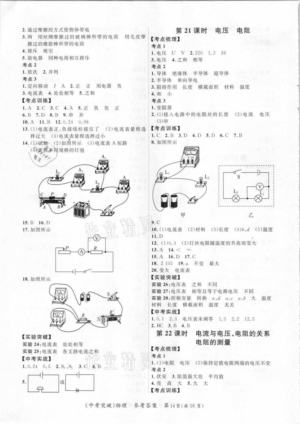 2021年思而優(yōu)教育中考突破物理 第14頁