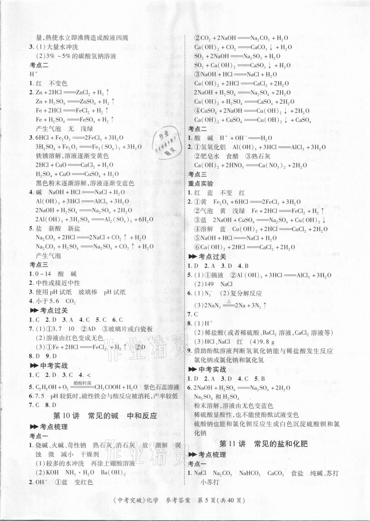 2021年思而優教育中考突破化學 第5頁