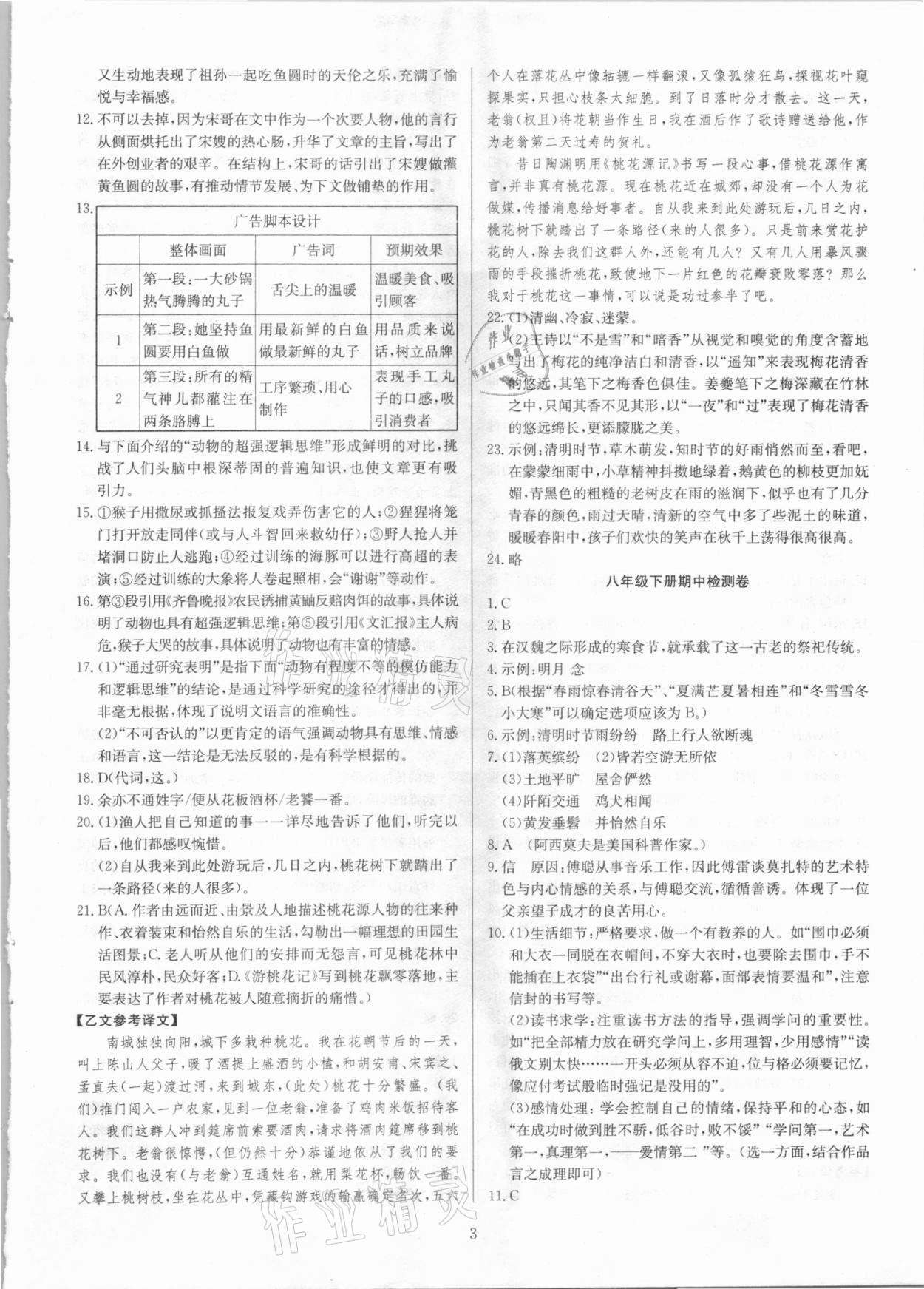 2021年高分計(jì)劃陽(yáng)光新語(yǔ)文八年級(jí)下冊(cè)人教版 第3頁(yè)