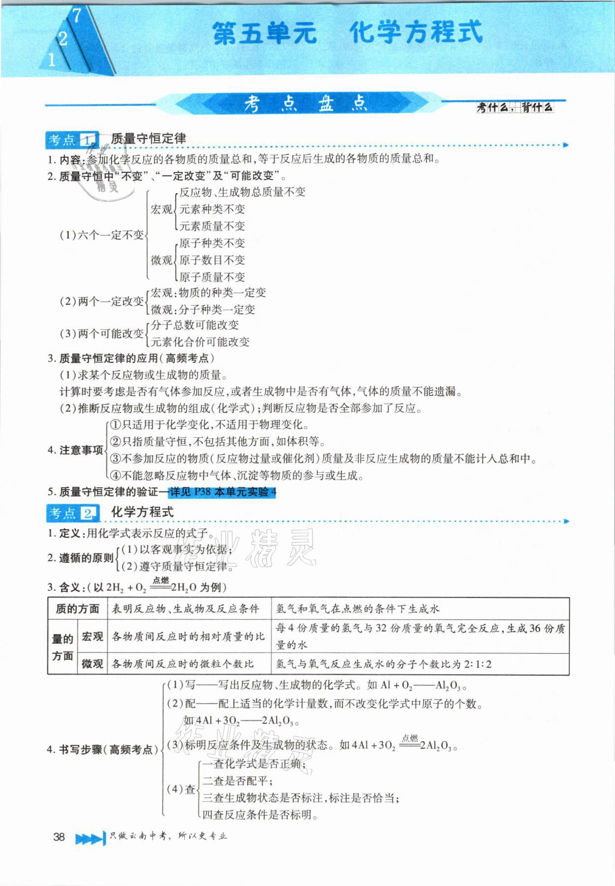 2021年721新中考新方向化學(xué)云南專版 第38頁