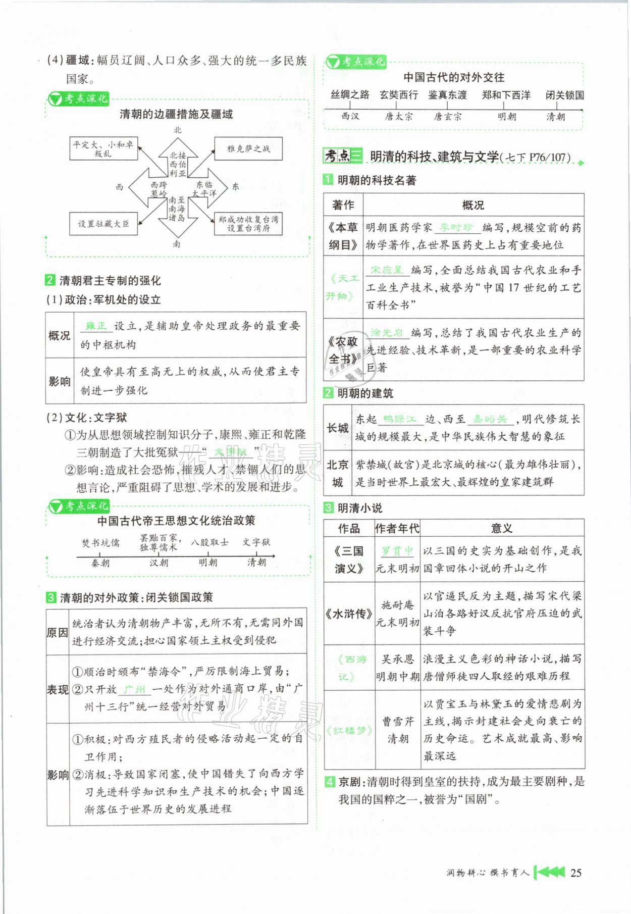 2021年721新中考新方向歷史云南專版 第25頁