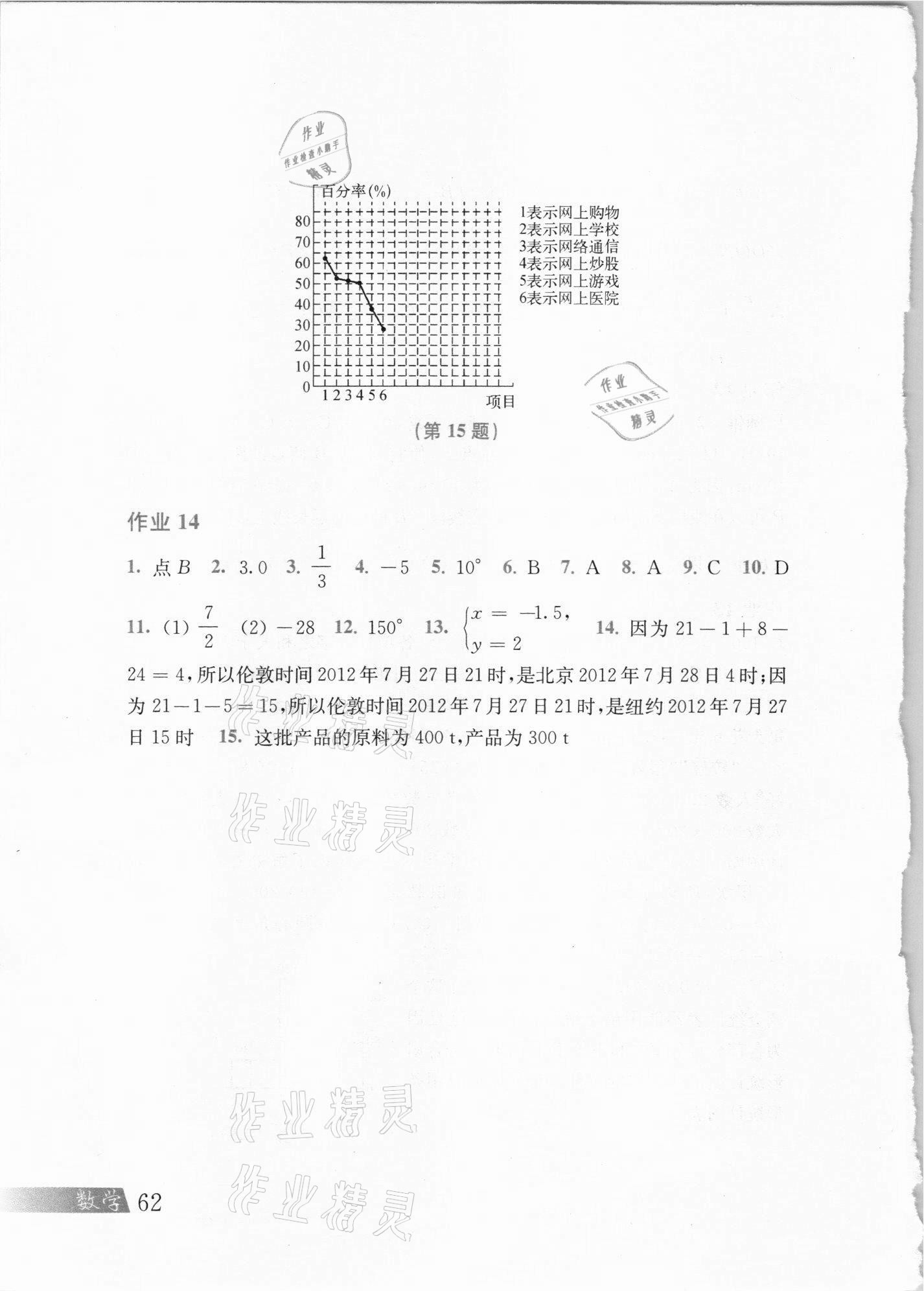 2021年經(jīng)綸學(xué)典寒假總動(dòng)員七年級(jí)數(shù)學(xué)滬科版 參考答案第5頁(yè)