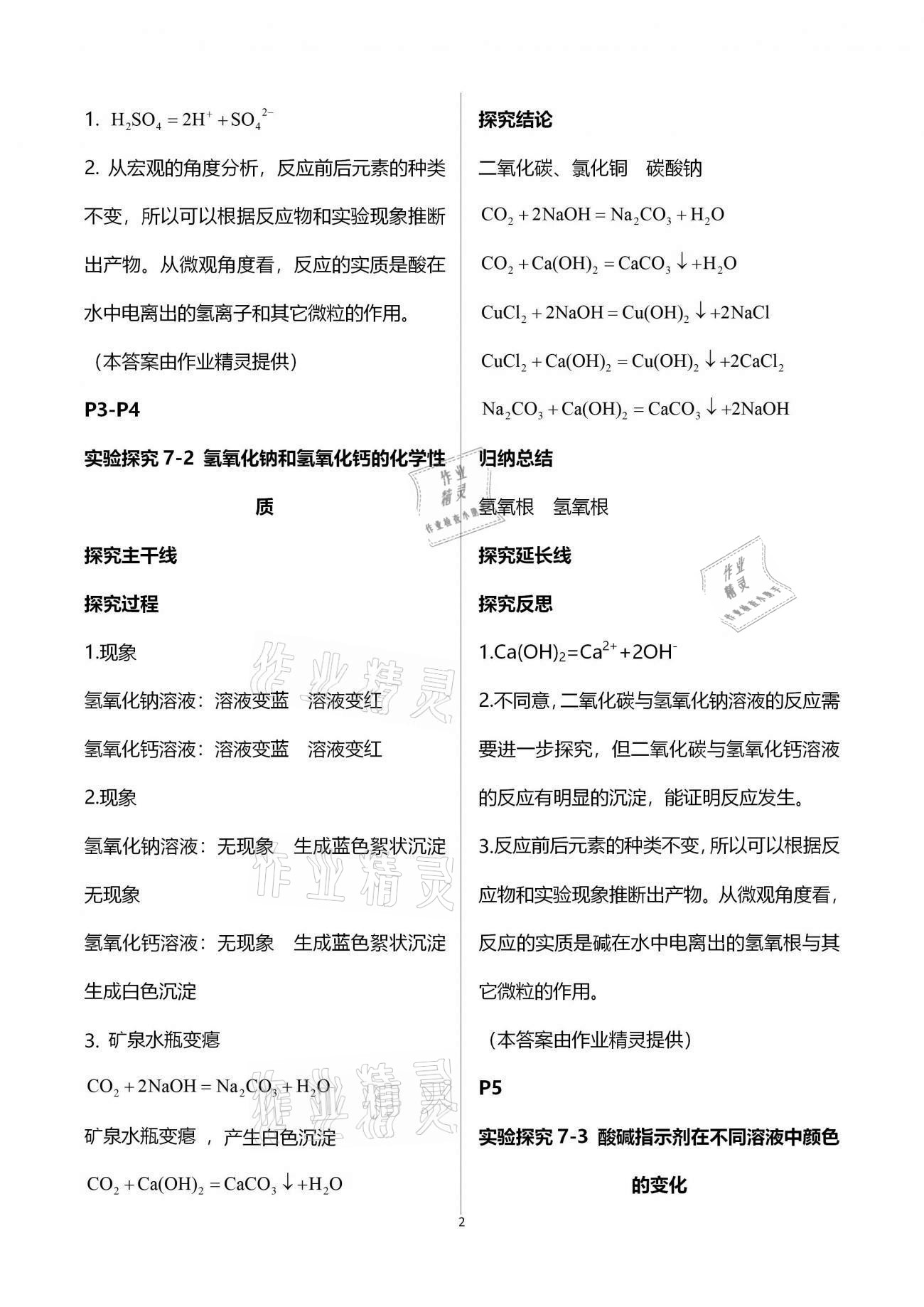 2021年初中實(shí)驗(yàn)探究報(bào)告冊(cè)九年級(jí)化學(xué)下冊(cè)魯教版54制山東科學(xué)技術(shù)出版社 第2頁(yè)