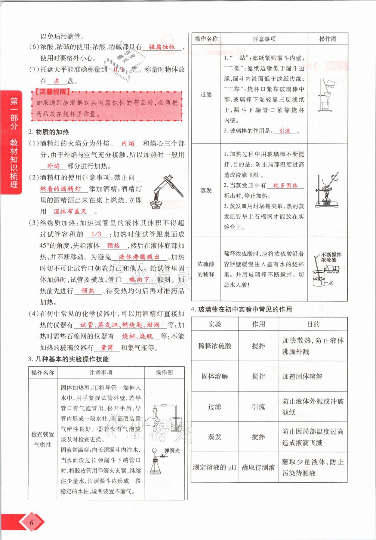 2021年新思路中考化學(xué)河南專版鄭州大學(xué)出版社 參考答案第6頁(yè)