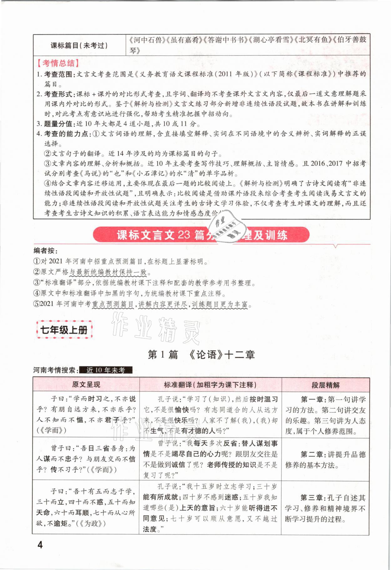 2021年領(lǐng)揚文化中考研究語文河南專版 參考答案第2頁