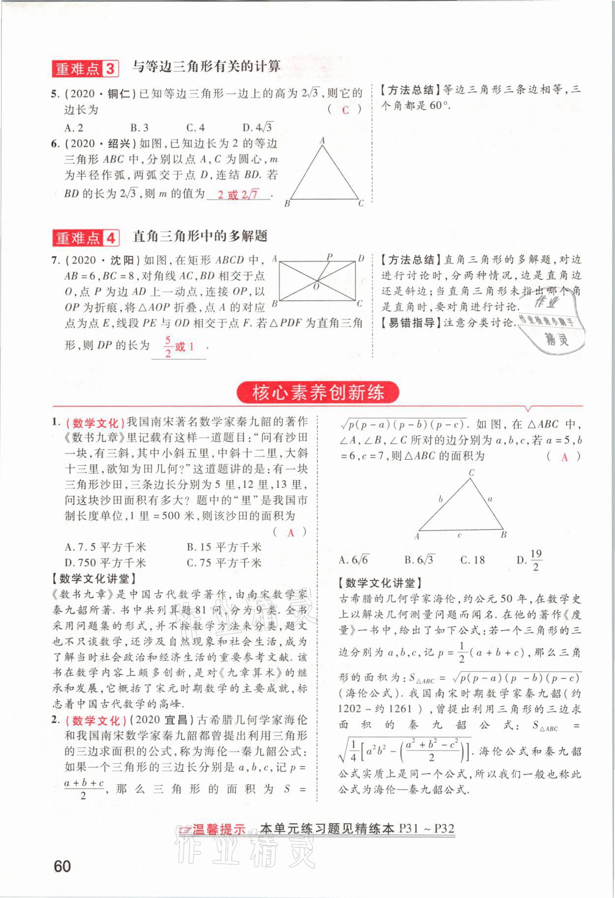 2021年領(lǐng)揚(yáng)文化中考研究數(shù)學(xué)河南專版 參考答案第60頁(yè)