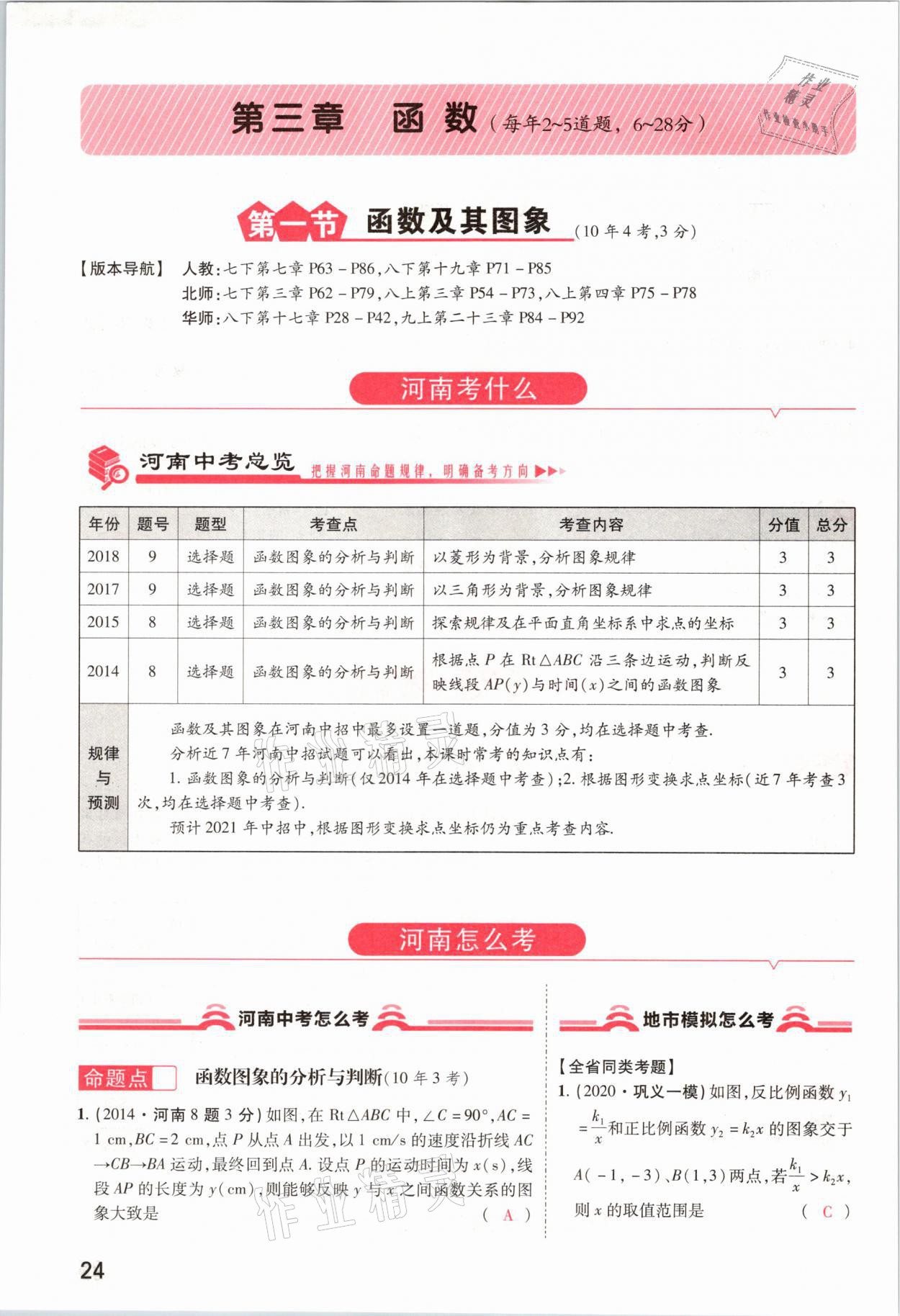 2021年領(lǐng)揚(yáng)文化中考研究數(shù)學(xué)河南專版 參考答案第24頁(yè)