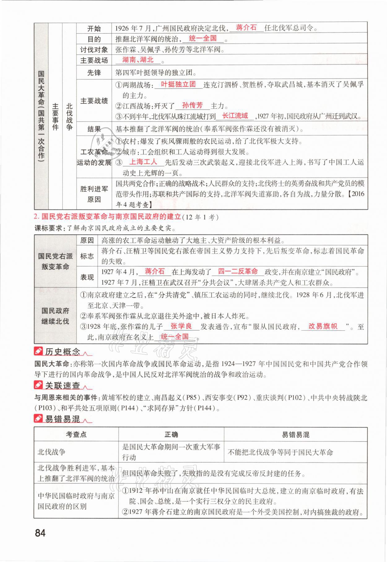 2021年領(lǐng)揚(yáng)文化中考研究歷史河南專版 參考答案第84頁(yè)