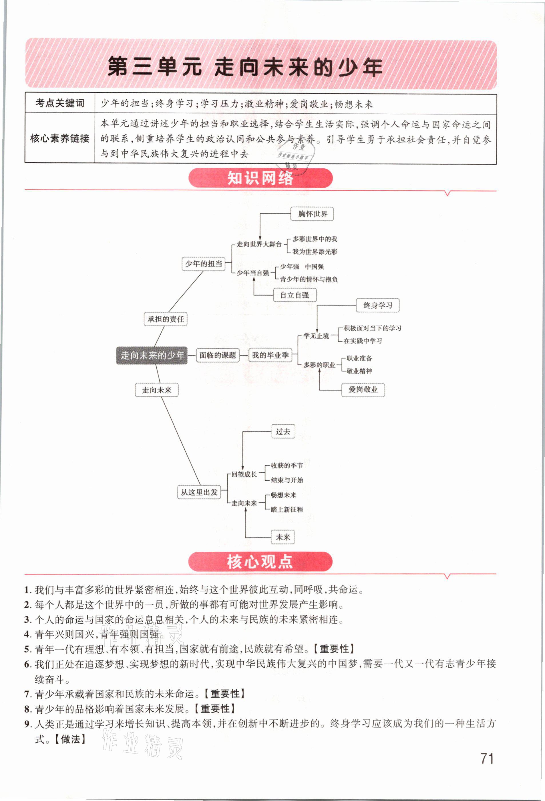 2021年領(lǐng)揚(yáng)文化中考研究道德與法治河南專版 參考答案第71頁
