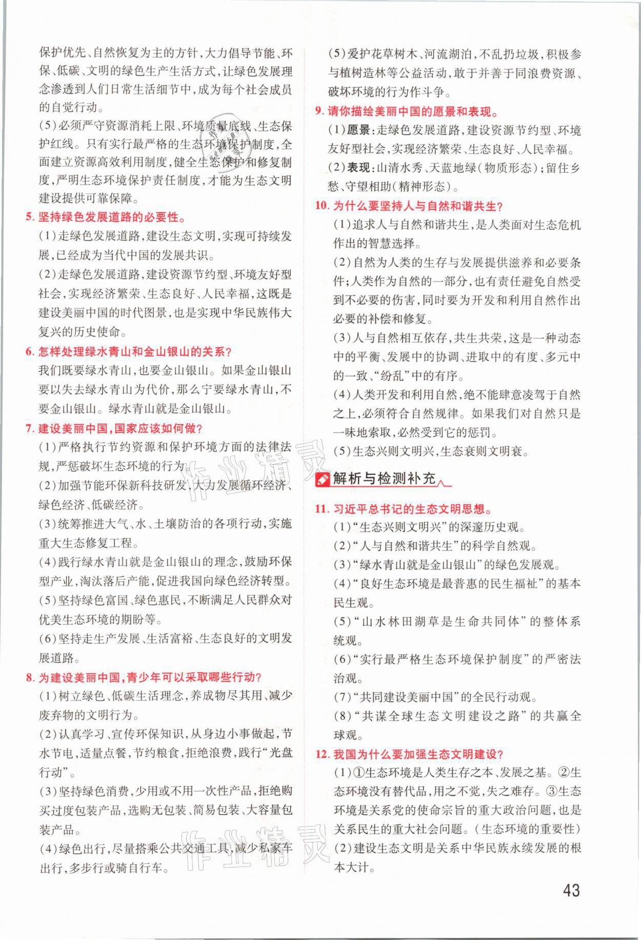 2021年領(lǐng)揚(yáng)文化中考研究道德與法治河南專版 參考答案第43頁(yè)