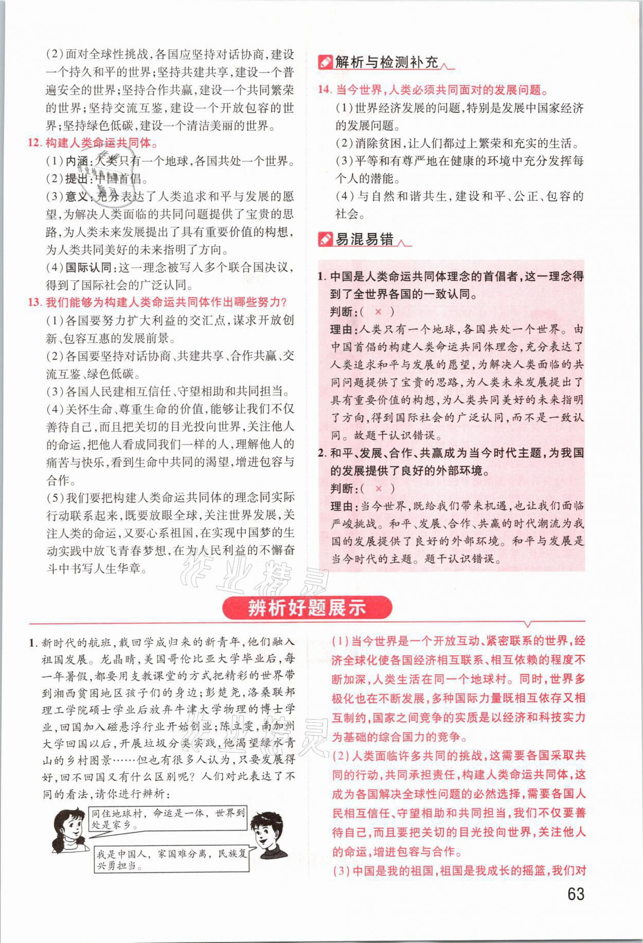 2021年領(lǐng)揚(yáng)文化中考研究道德與法治河南專版 參考答案第63頁(yè)