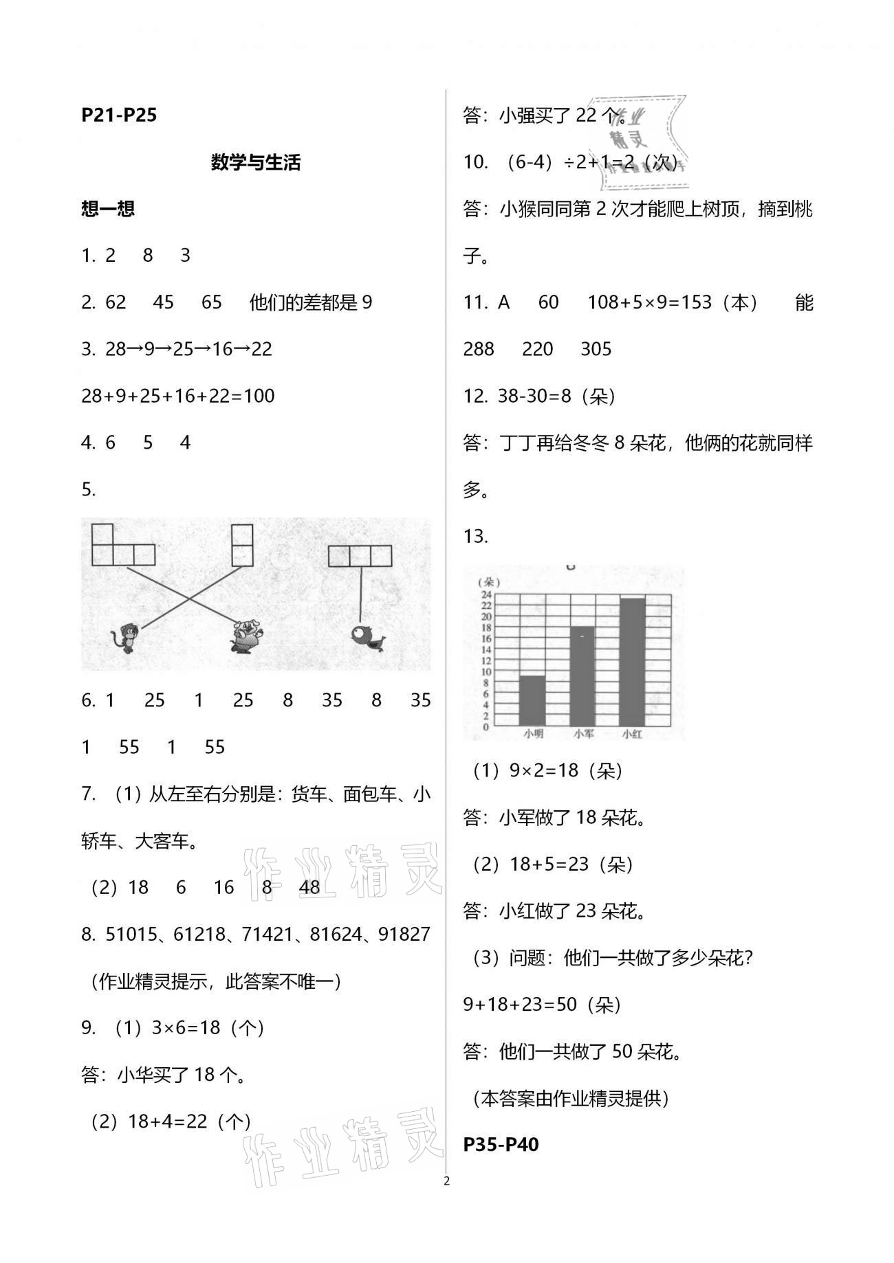 2021年小学生寒假生活山东文艺出版社二年级综合寒假作业通用版 第2页