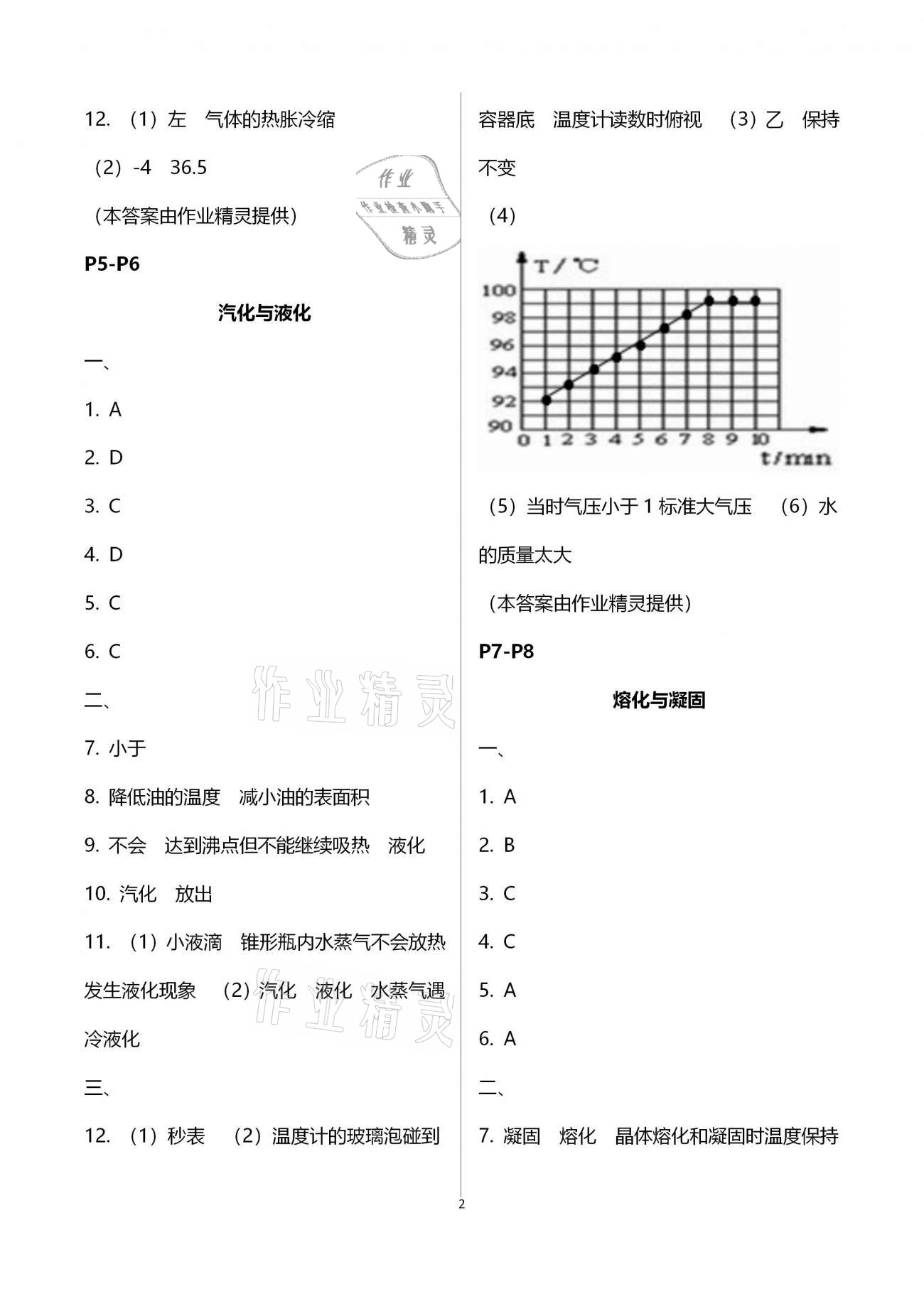 2021年优化学习寒假20天八年级物理江苏专版 第2页