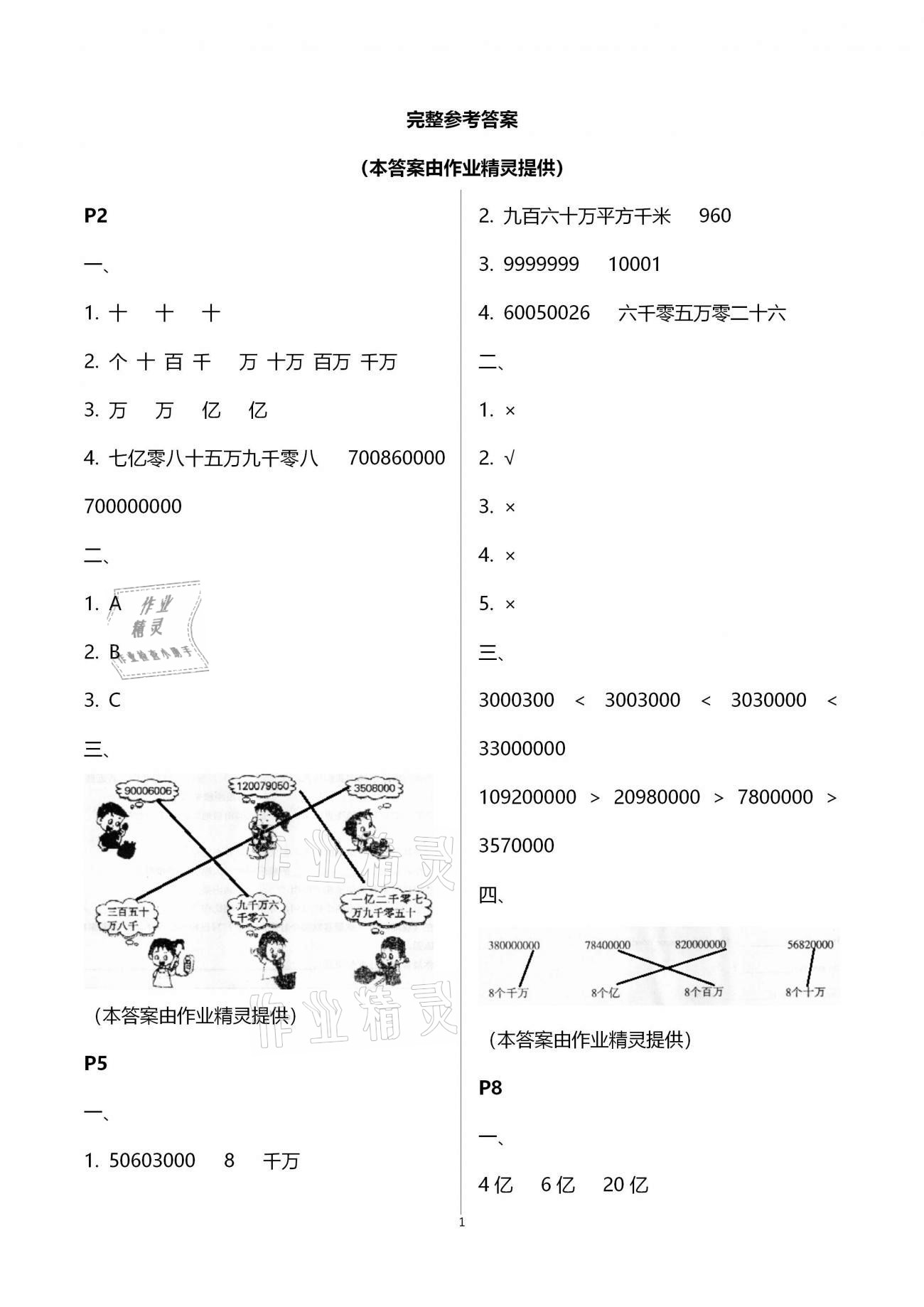 2021年快乐假期寒假作业四年级语文数学英语合订本云南美术出版社 第1页