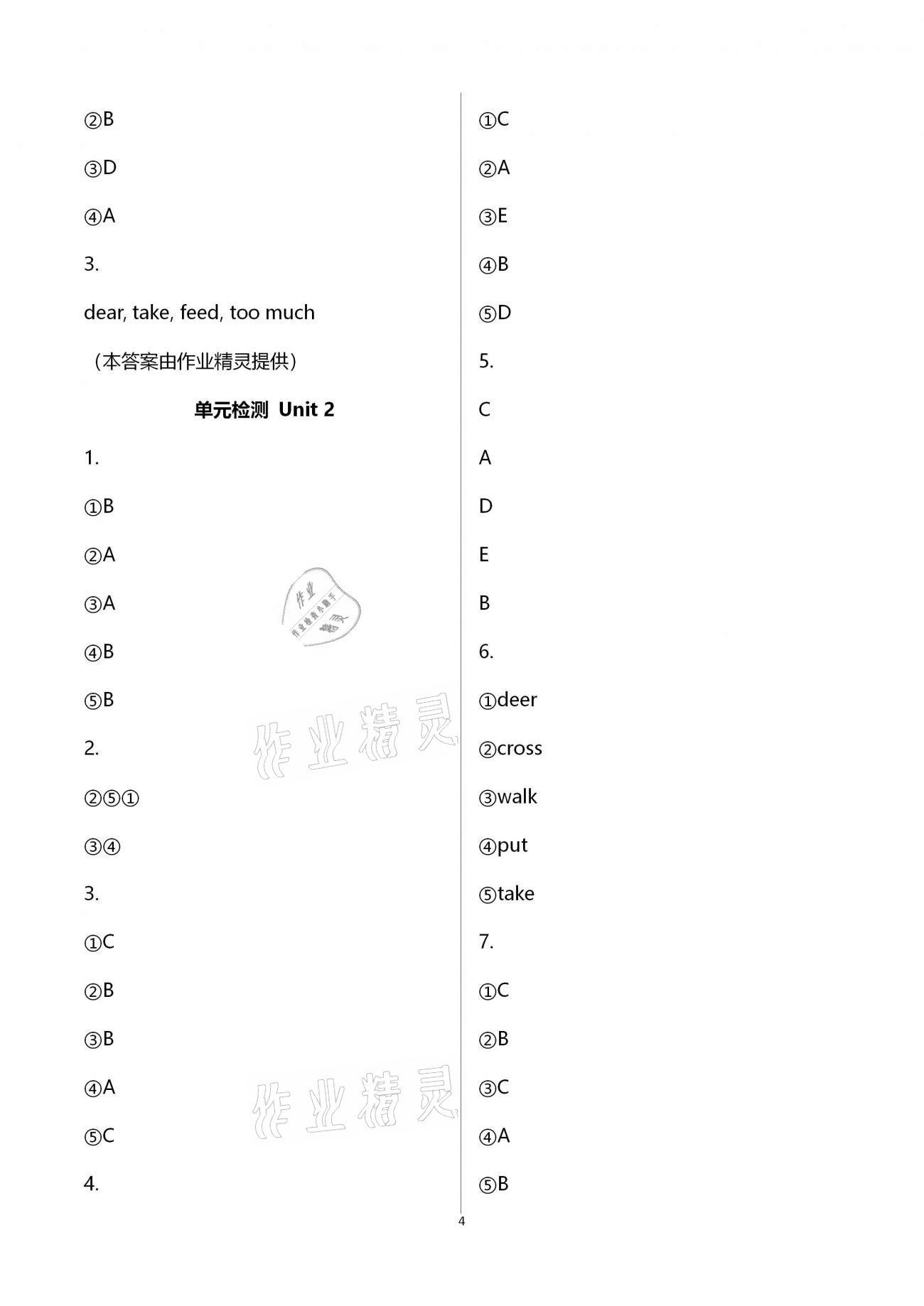 2021年小學(xué)生學(xué)習(xí)園地五年級英語下冊魯科版54制 第4頁