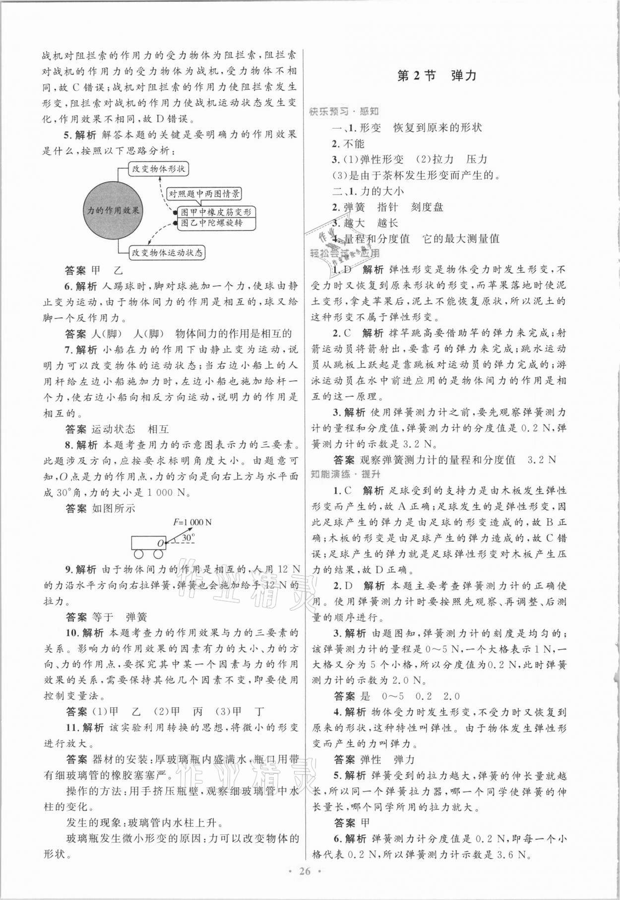 2021年同步测控优化设计八年级物理下册人教版 第2页