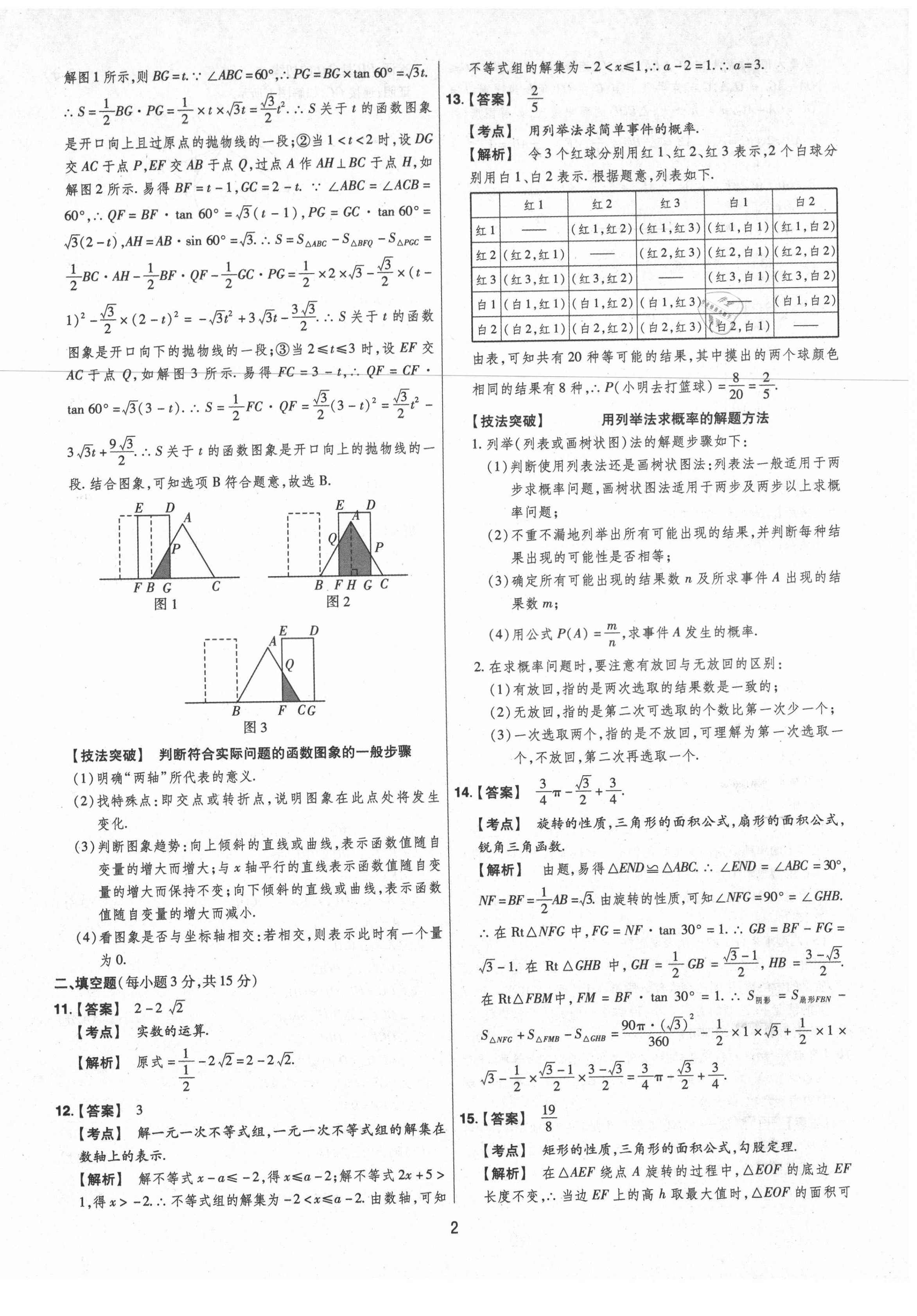 2021年中考仿真卷數(shù)學(xué)河南專版 第2頁