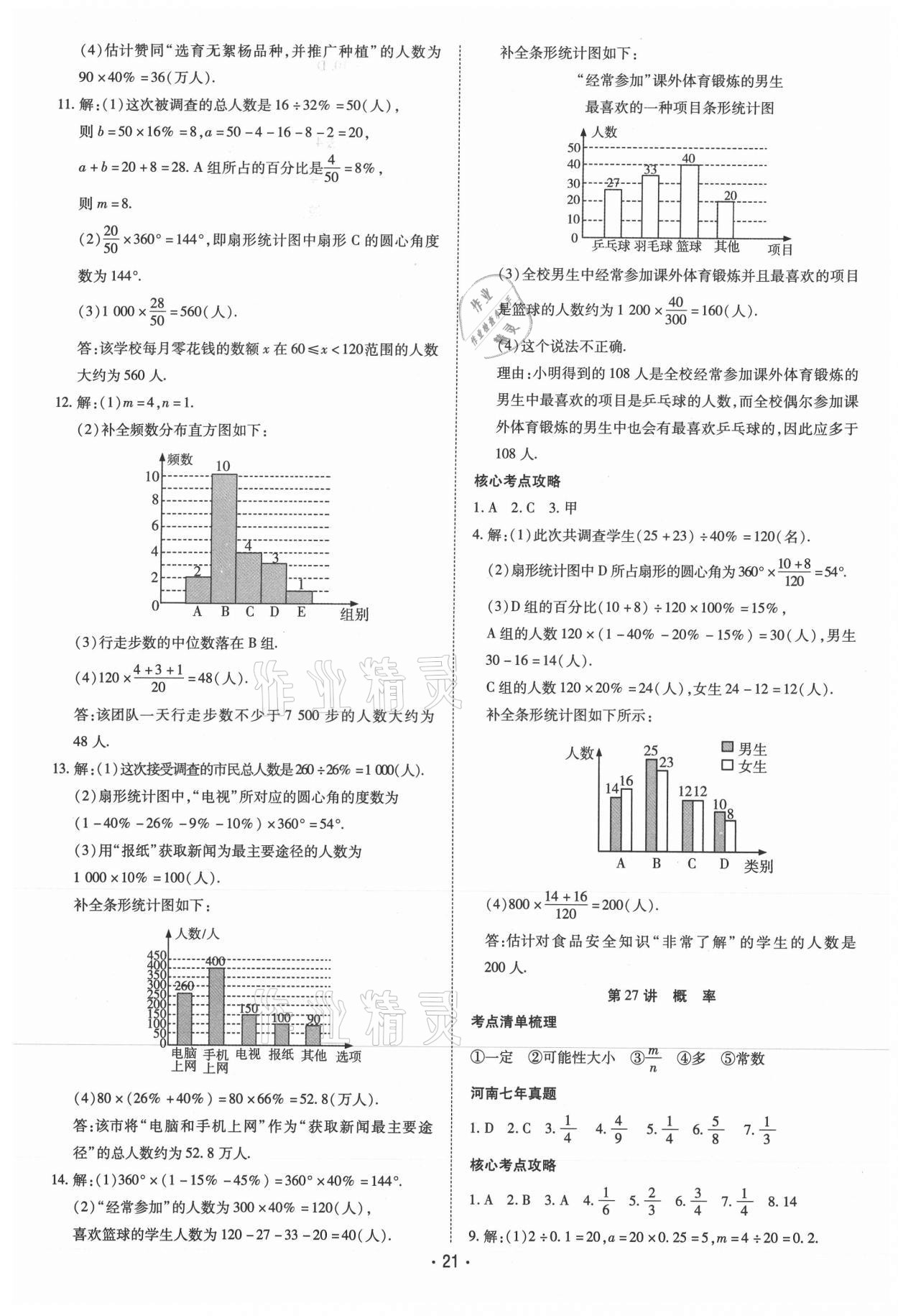 2021年領(lǐng)航中考一本通數(shù)學河南專版 參考答案第21頁