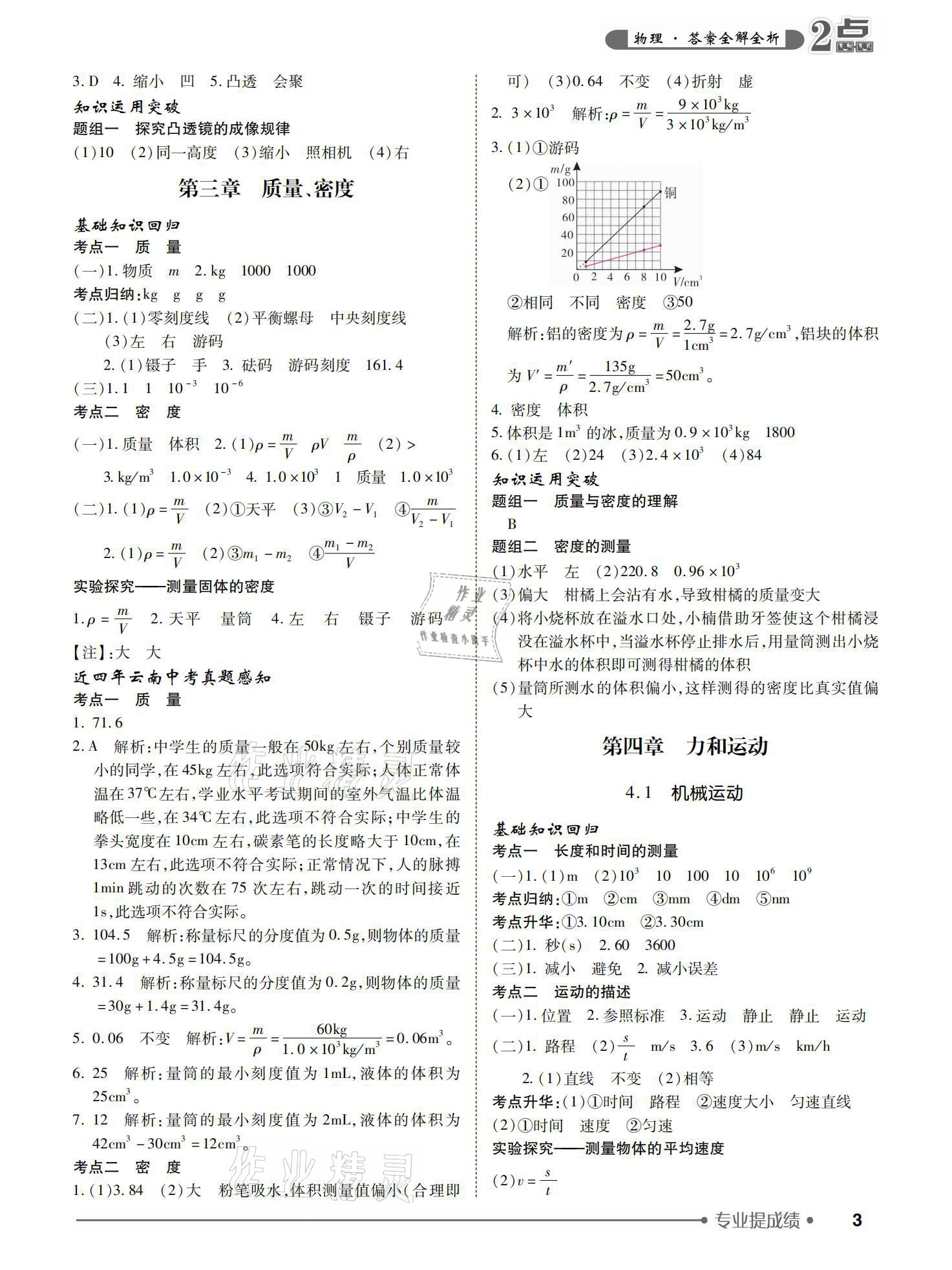 2021年2點(diǎn)備考案物理 參考答案第3頁