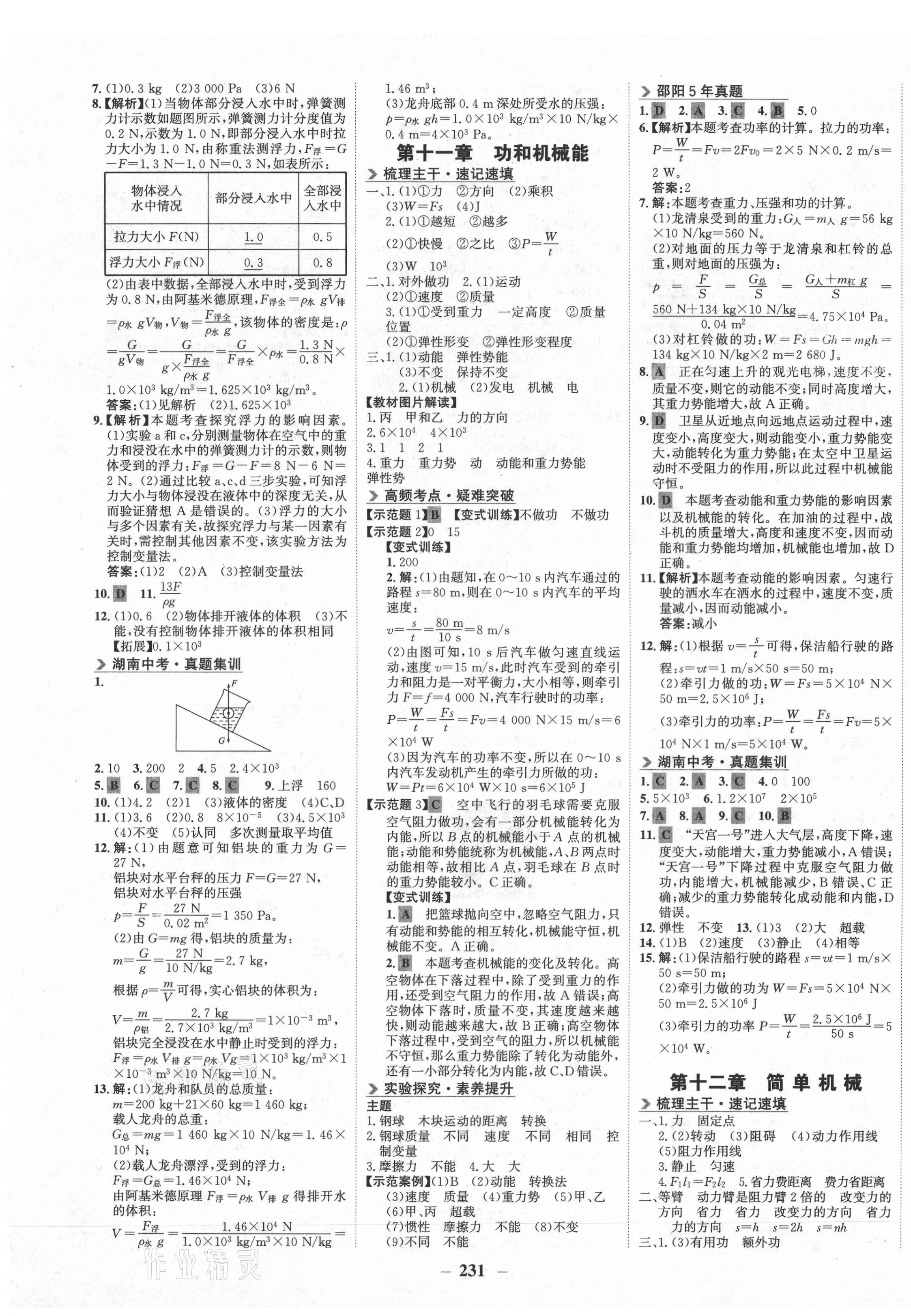 2021年世紀金榜金榜中考物理人教版邵陽專版 第7頁