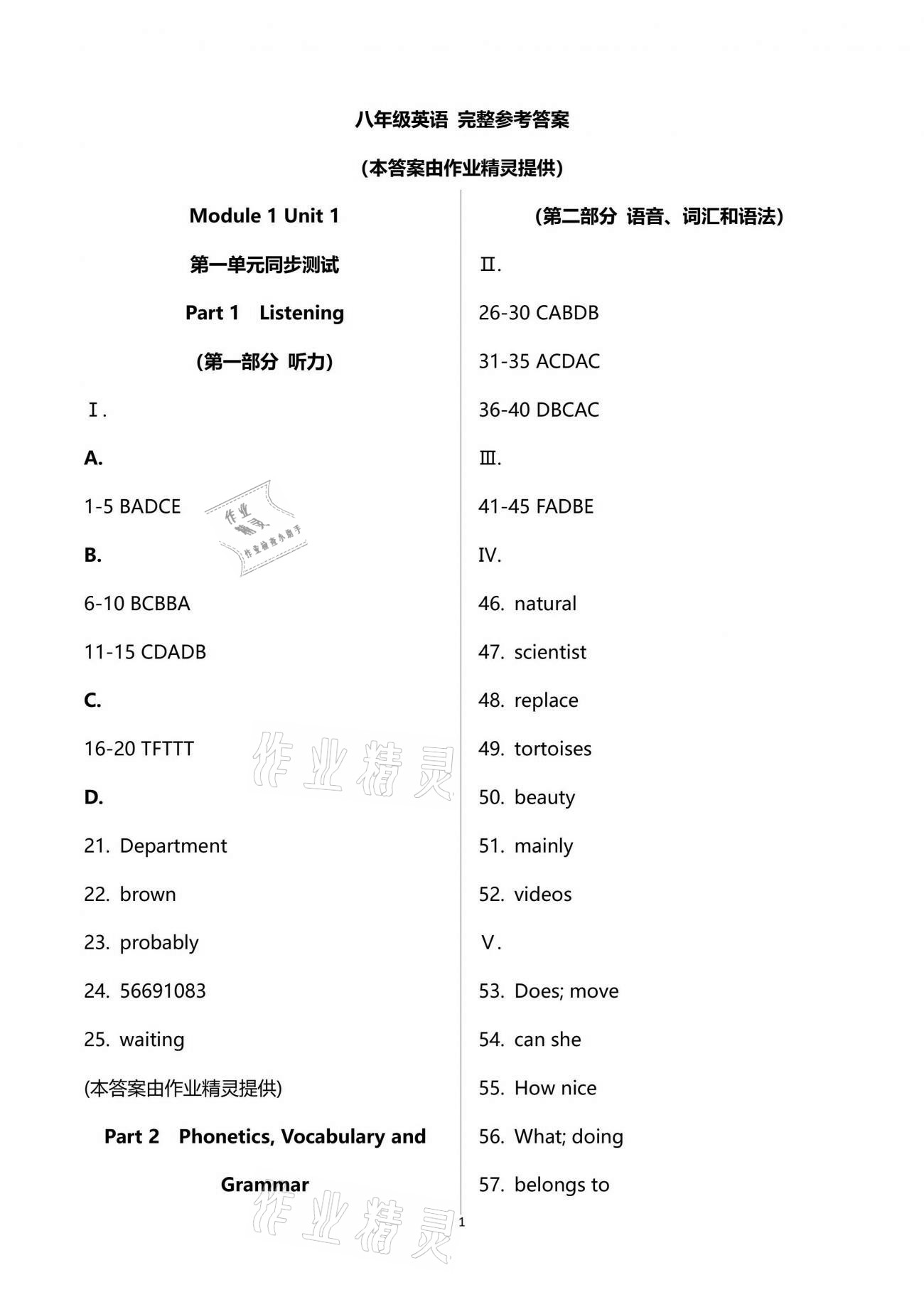 2021年中学生世界八年级英语第二学期沪教版五四制 第1页