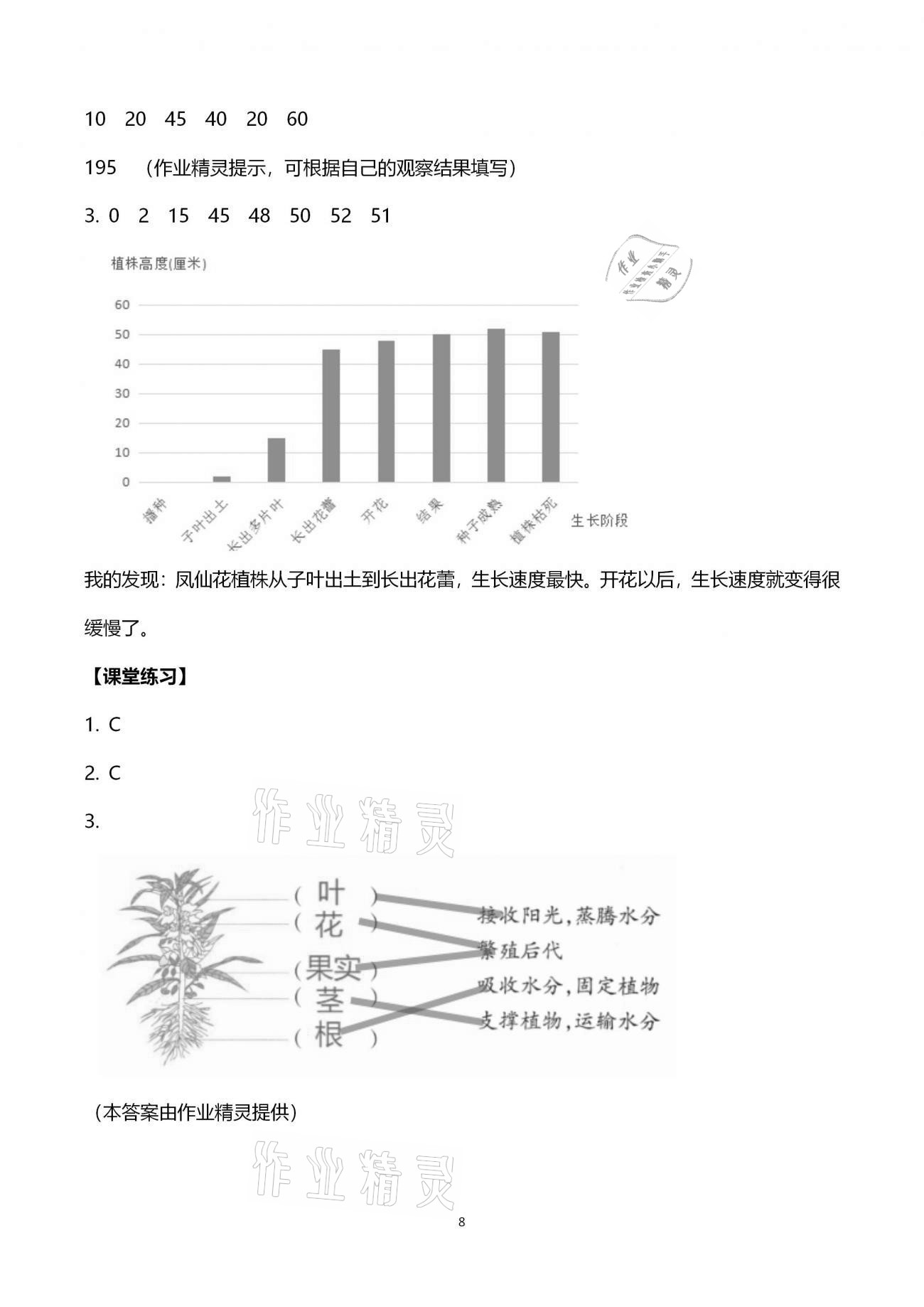 2021年科學(xué)作業(yè)本四年級下冊教科版浙江教育出版社 第8頁