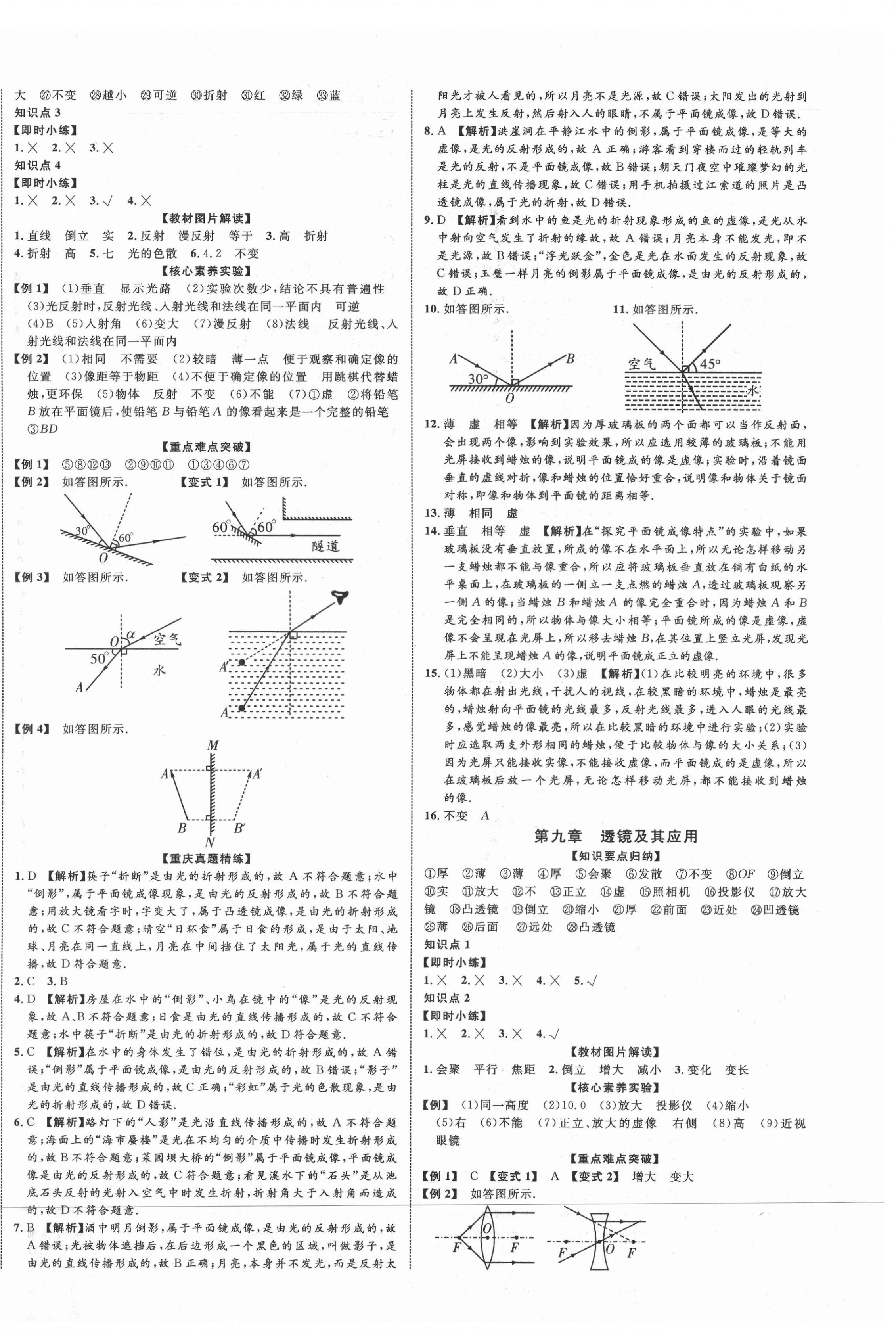 2021年重慶中考新突破物理 第8頁(yè)