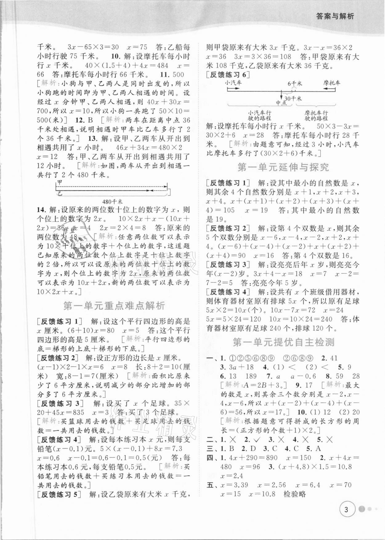 2021年亮點(diǎn)給力提優(yōu)班多維互動(dòng)空間五年級(jí)數(shù)學(xué)下冊(cè)蘇教版 參考答案第3頁