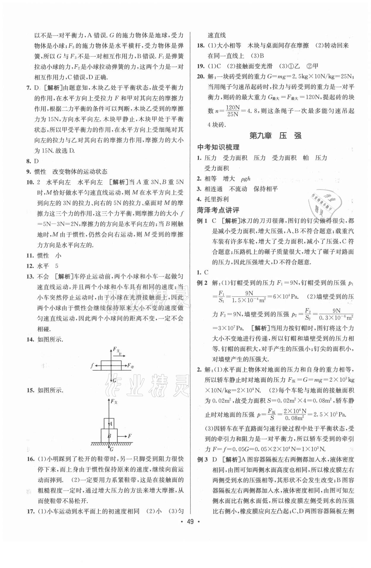 2021年升學(xué)錦囊物理菏澤專版 第11頁