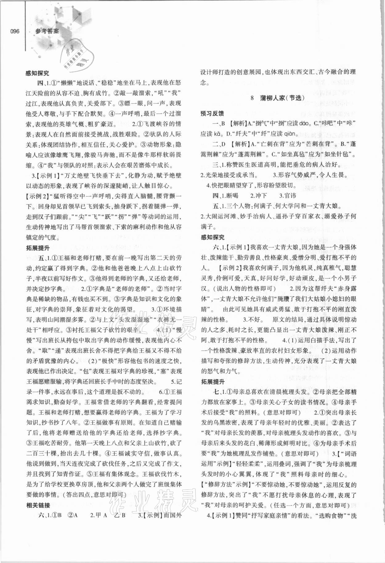 2021年同步練習(xí)冊九年級語文下冊人教版大象出版社 第4頁