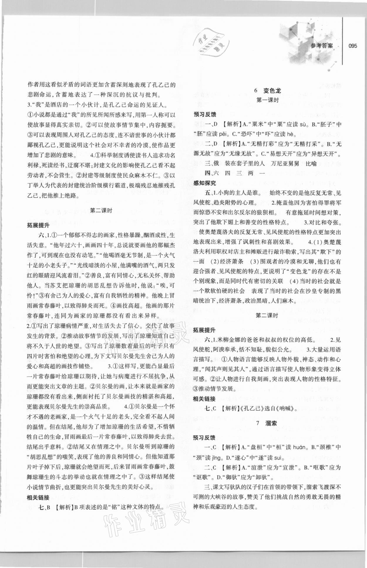 2021年同步練習(xí)冊九年級(jí)語文下冊人教版大象出版社 第3頁