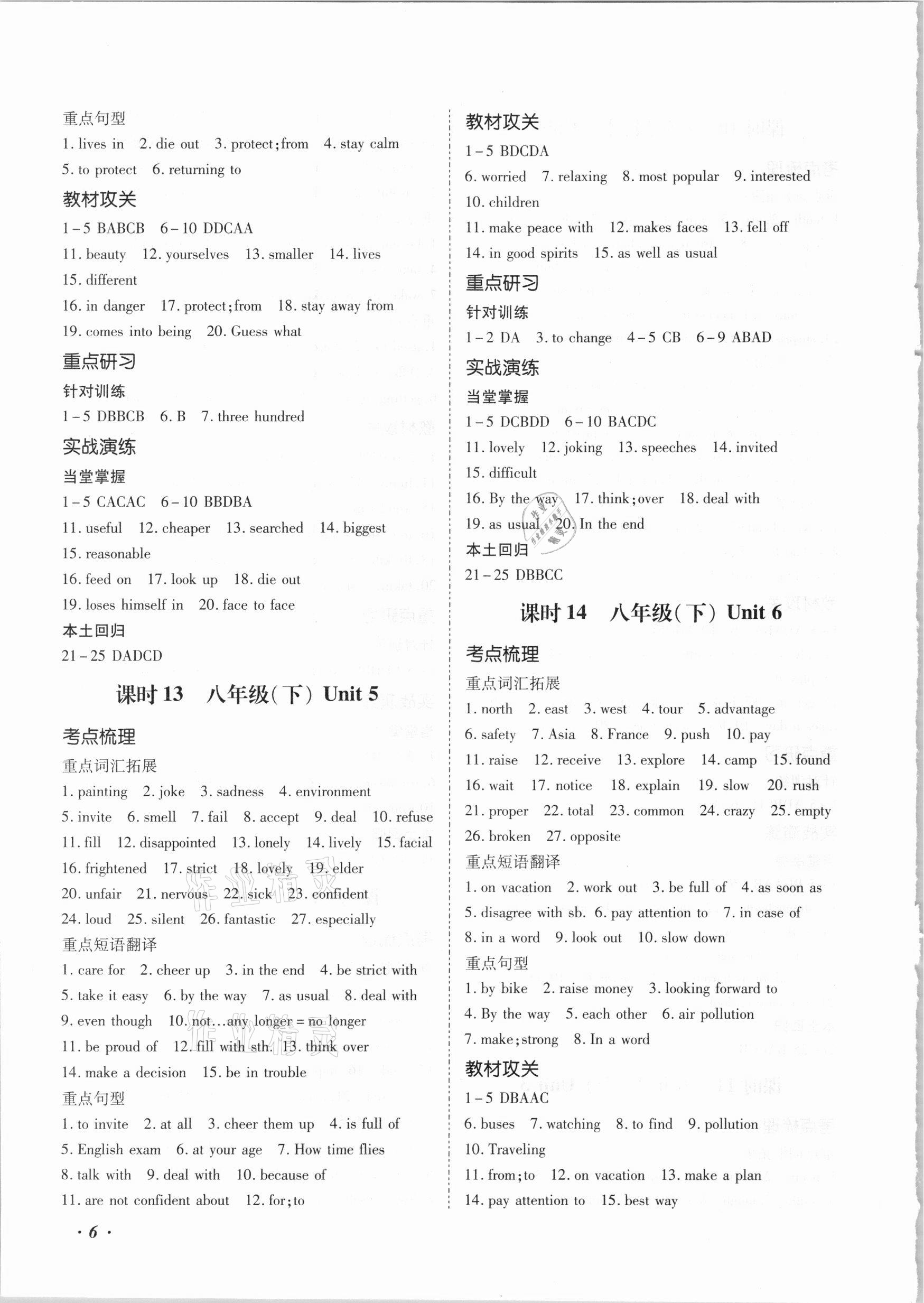 2021年本土攻略精准复习方案英语云南专版 第6页