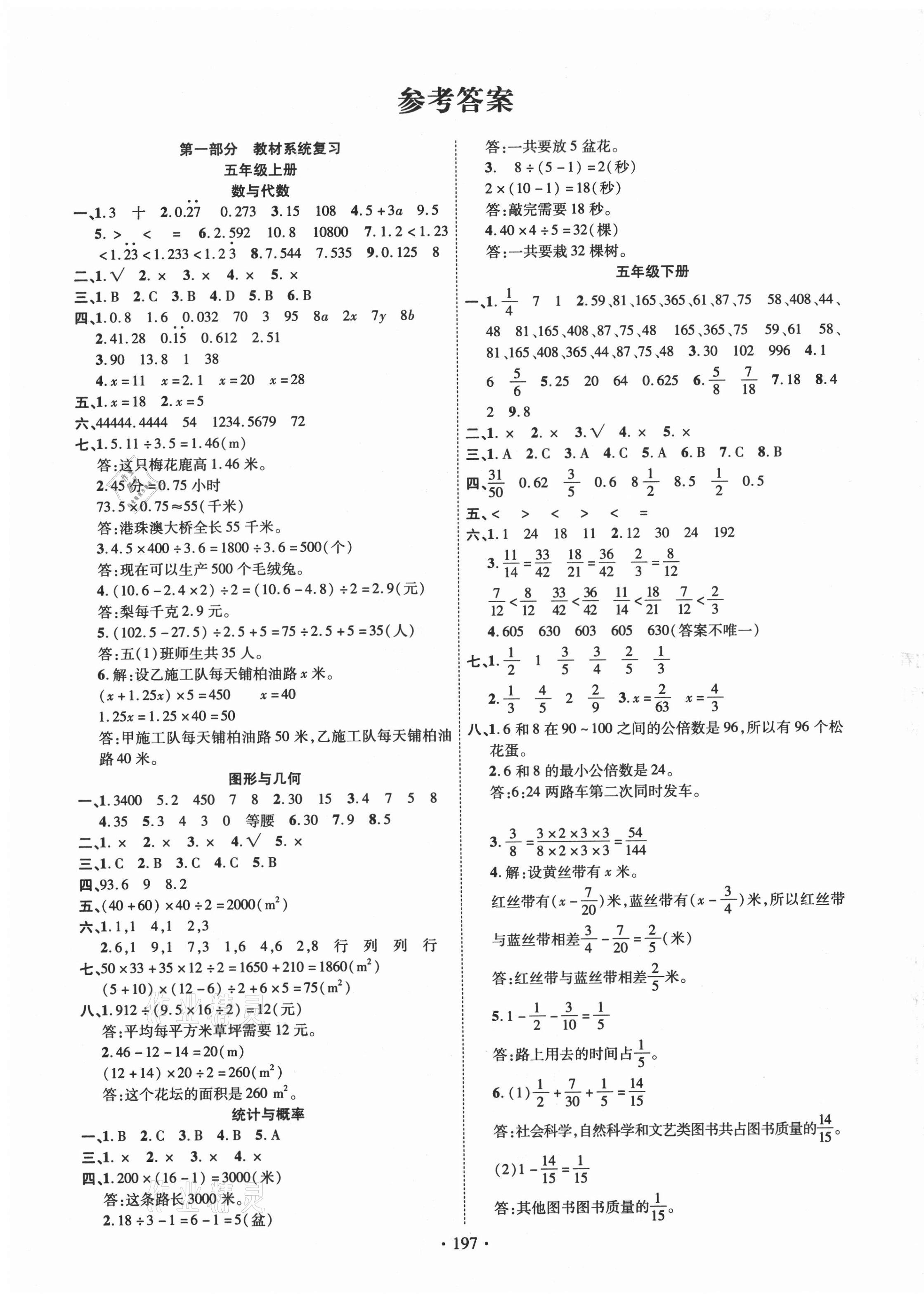 2021年小学升学总复习决胜百分百数学 第1页