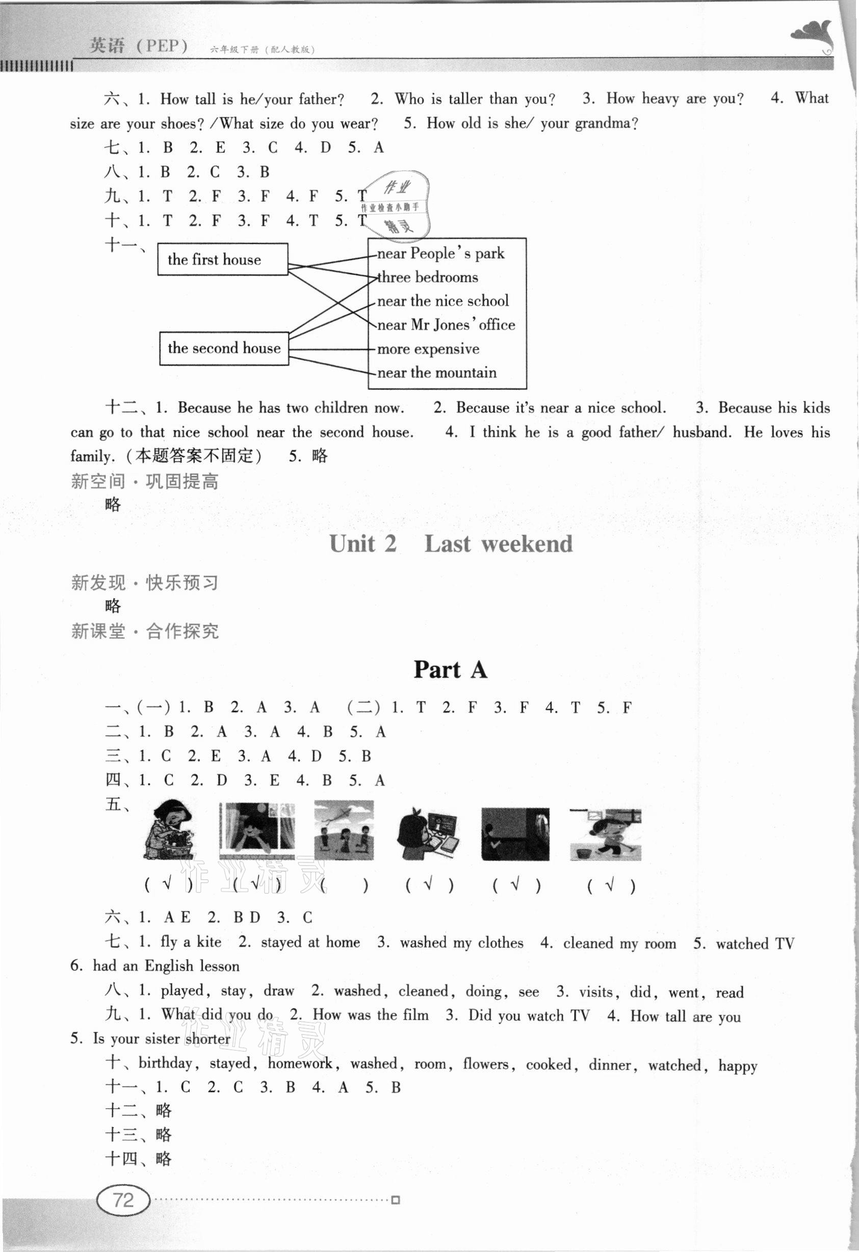 2021年南方新課堂金牌學(xué)案六年級(jí)英語(yǔ)下冊(cè)人教PEP版 第2頁(yè)