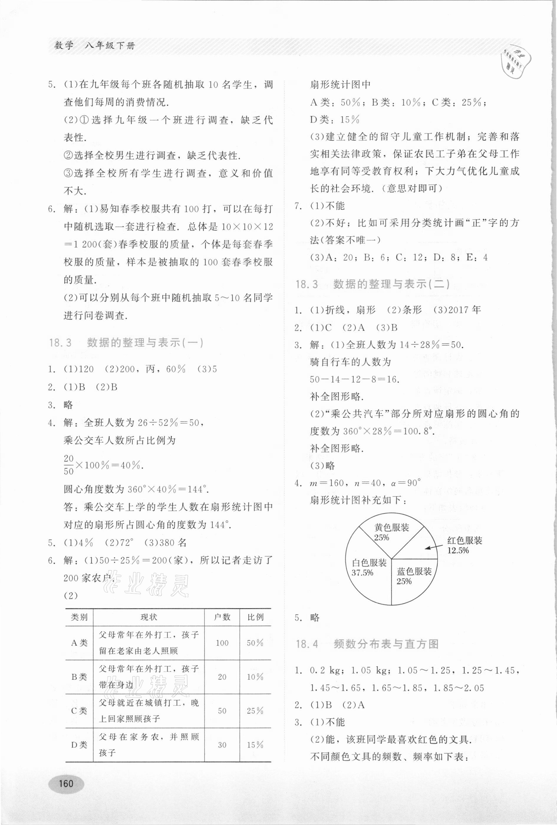 2021年同步练习册八年级数学下册冀教版河北教育出版社 第2页