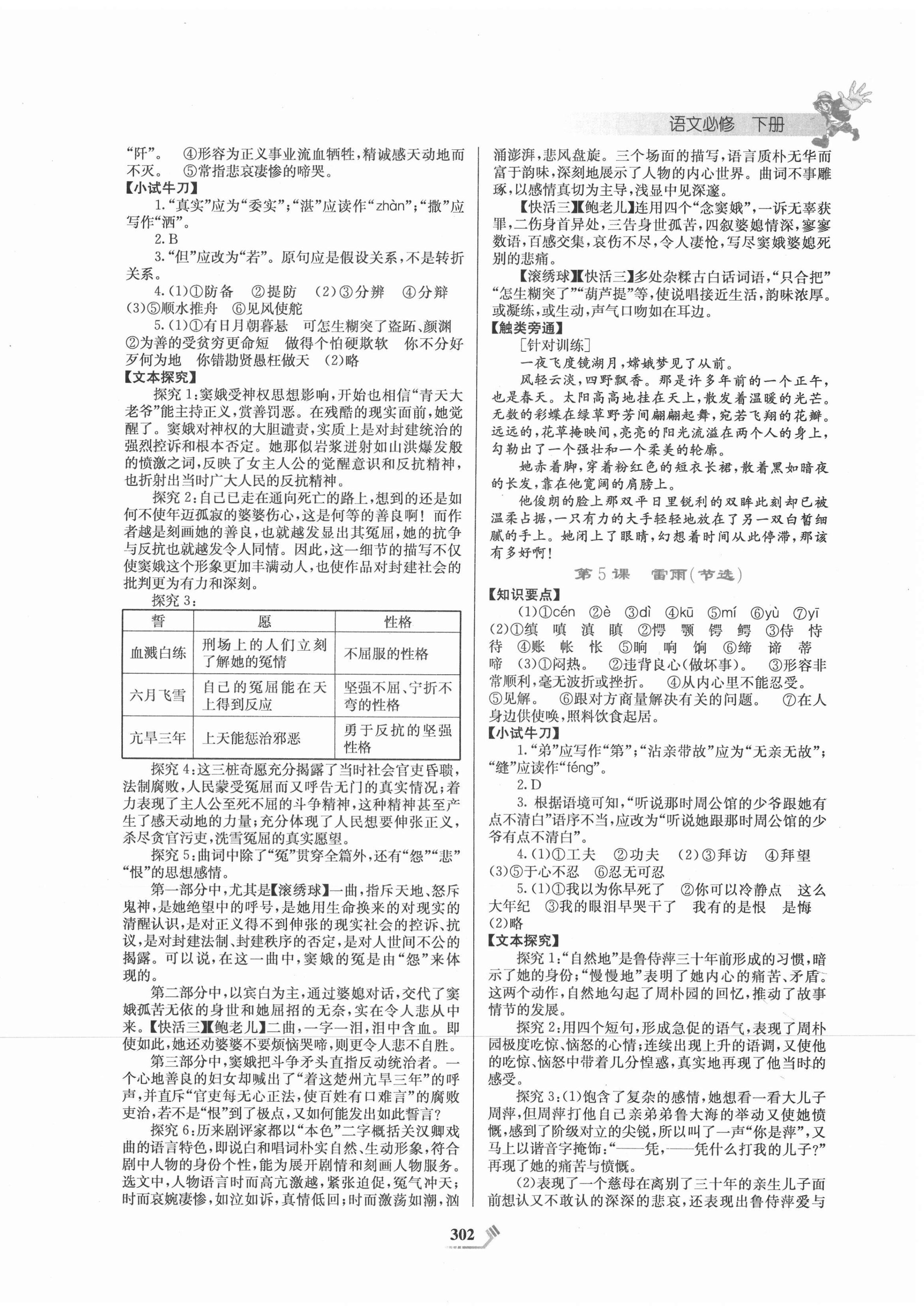 2021年课程标准同步导练语文必修下册 第6页