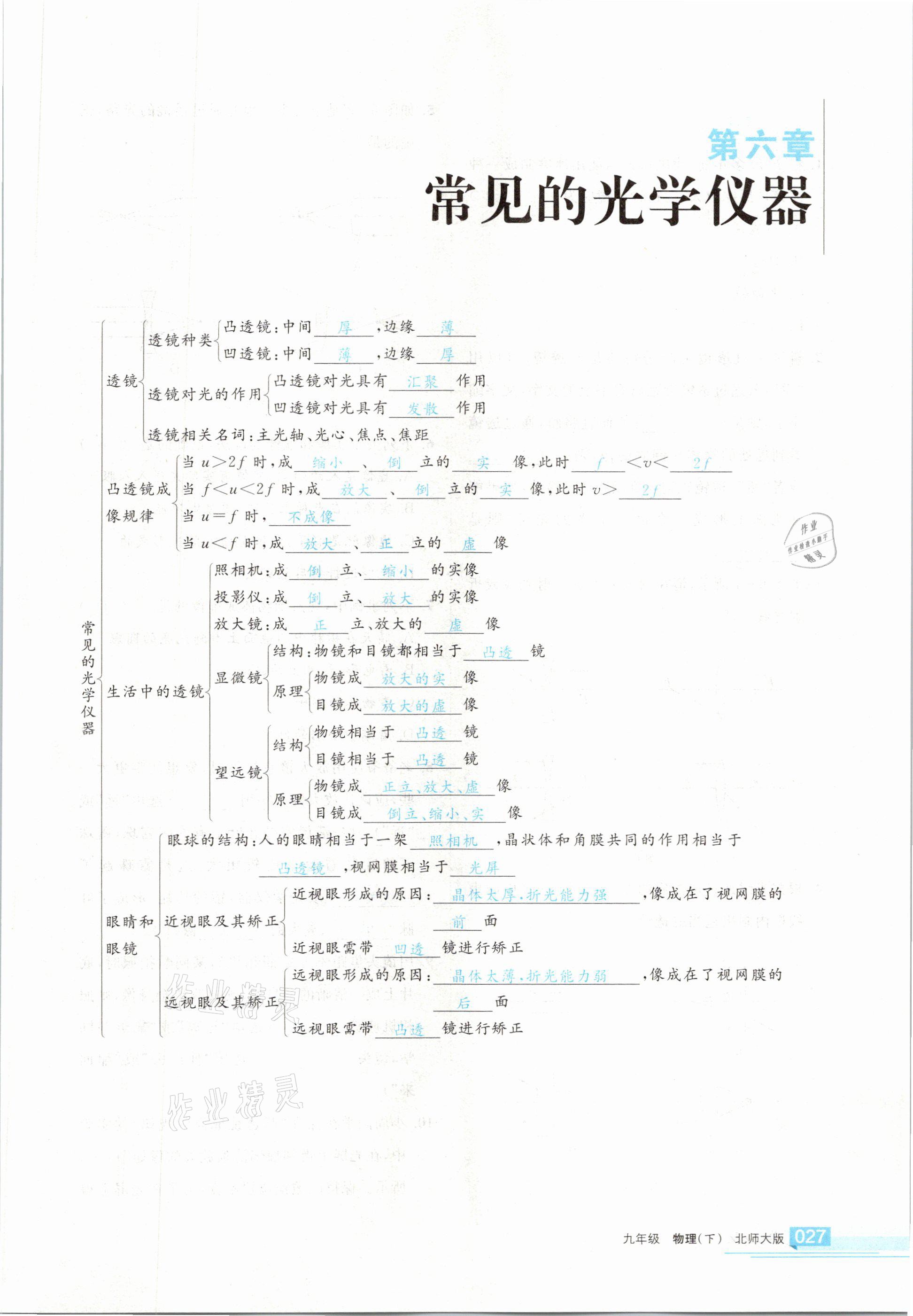 2021年學(xué)習(xí)之友九年級(jí)物理下冊(cè)北師大版 參考答案第27頁