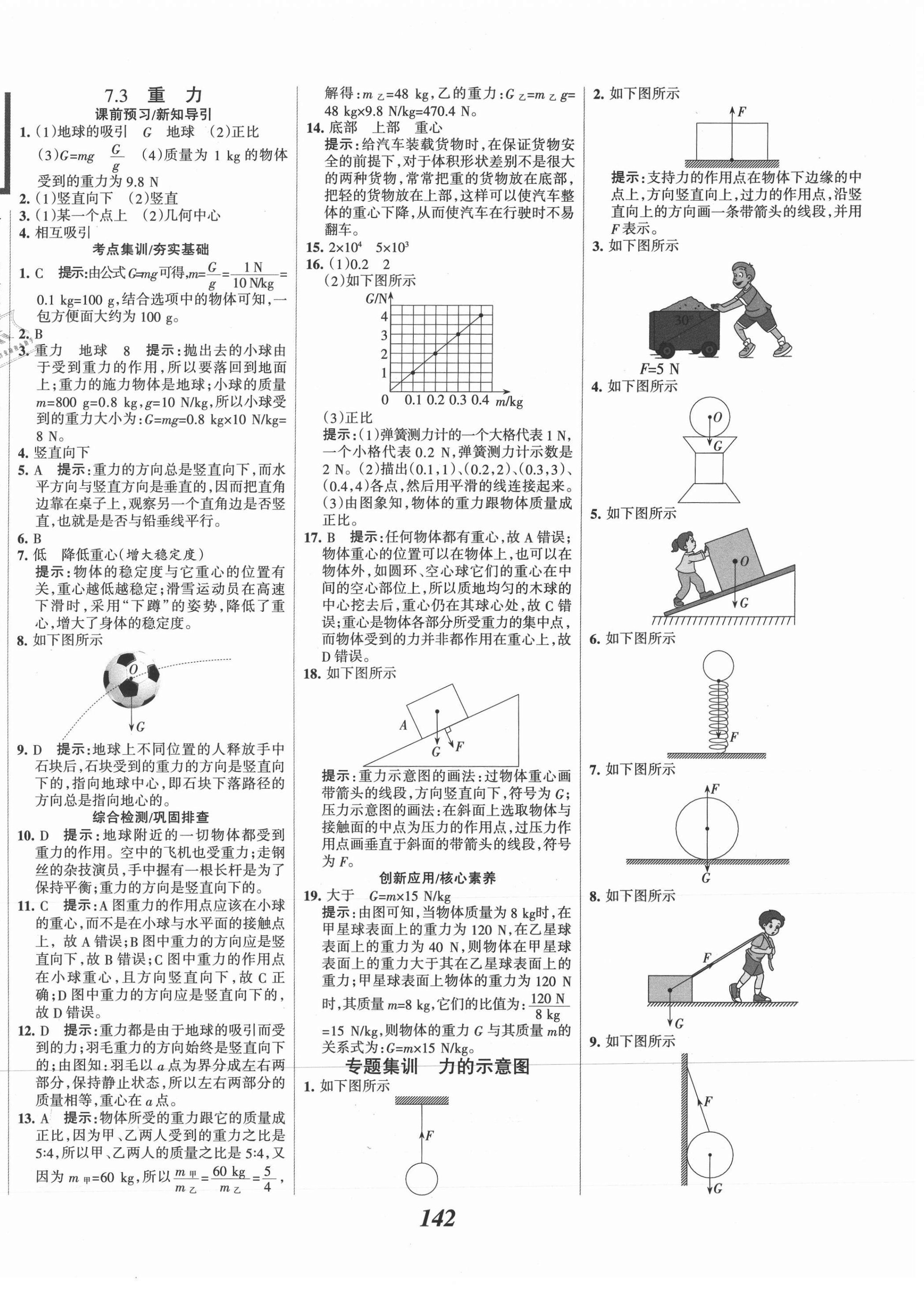 2021年全优课堂考点集训与满分备考八年级物理下册人教版 第2页