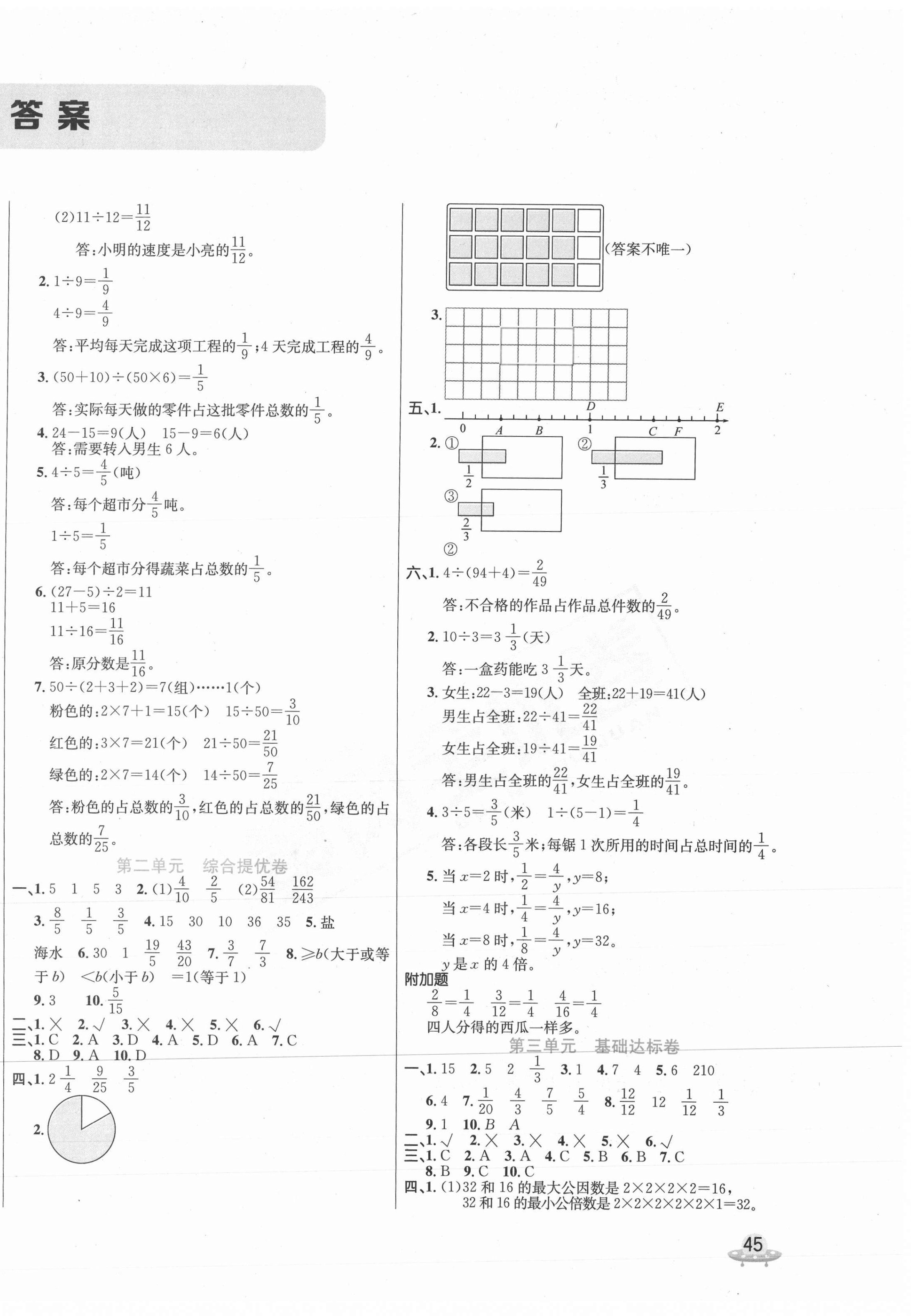 2021年黃岡全優卷五年級數學下冊青島版 第2頁