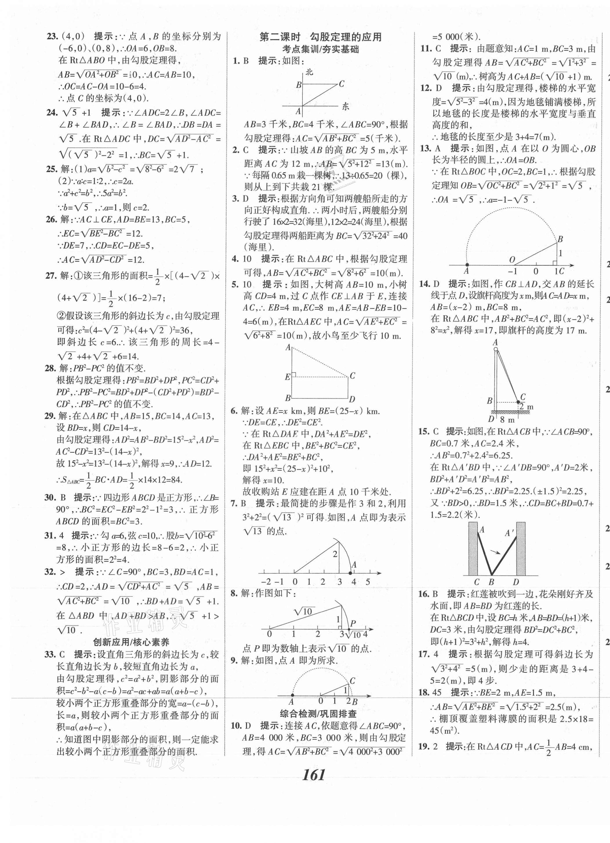 2021年全優(yōu)課堂考點集訓與滿分備考八年級數學下冊人教版 第9頁