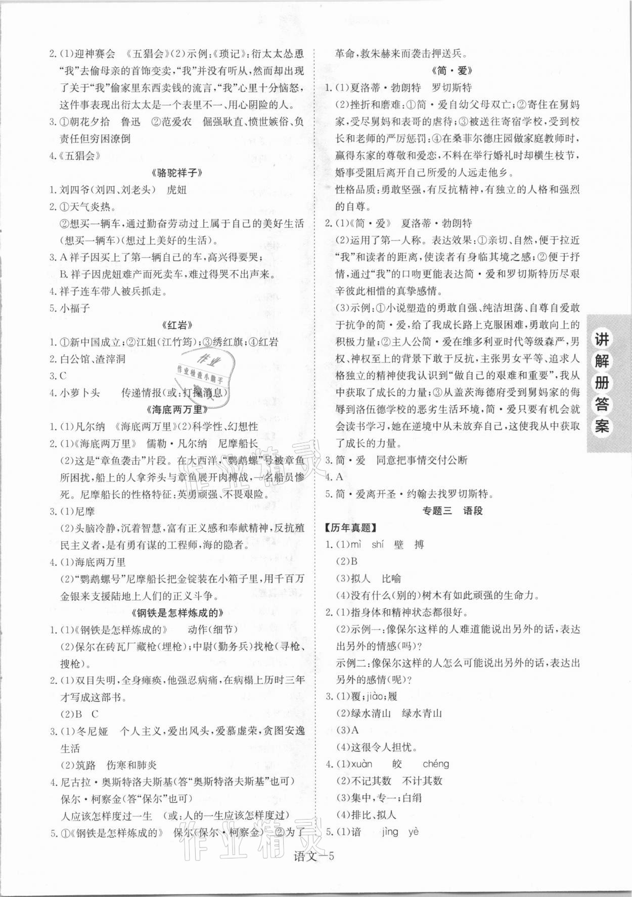 2021年皖智教育優考設計語文安徽專版 第5頁