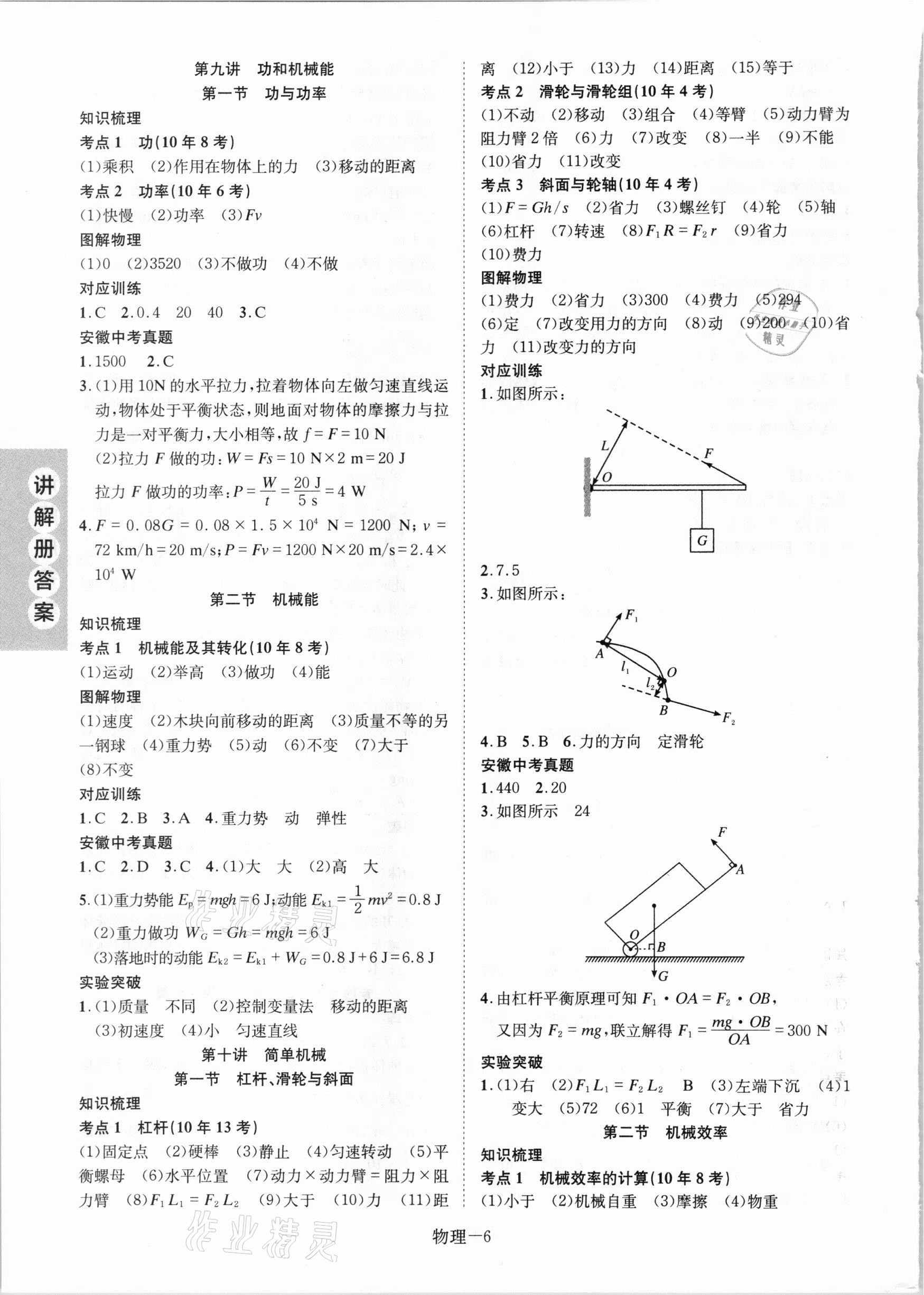 2021年皖智教育優考設計物理安徽專版 第6頁