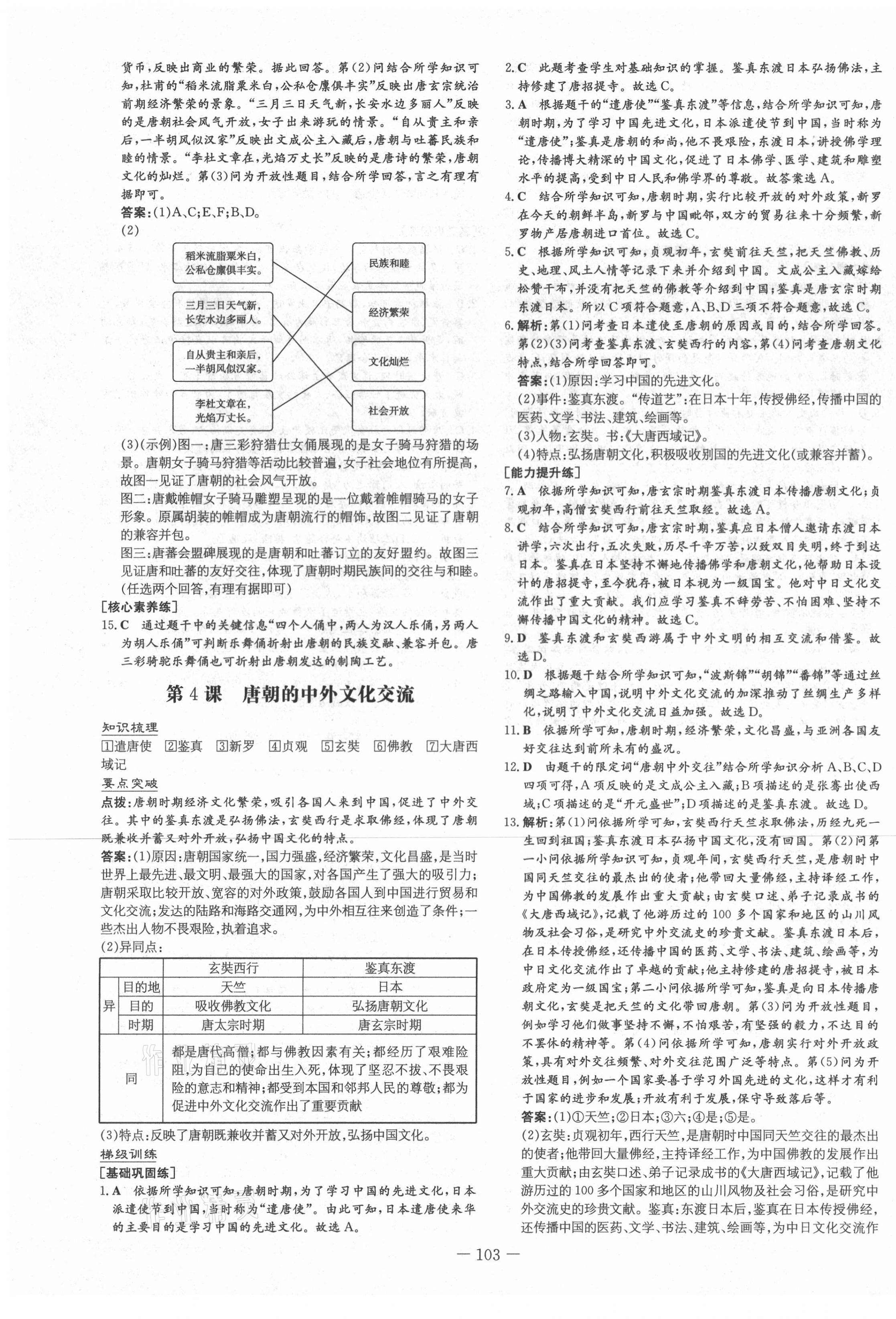 2021年練案課時作業(yè)本六年級歷史下冊人教版54制 第3頁