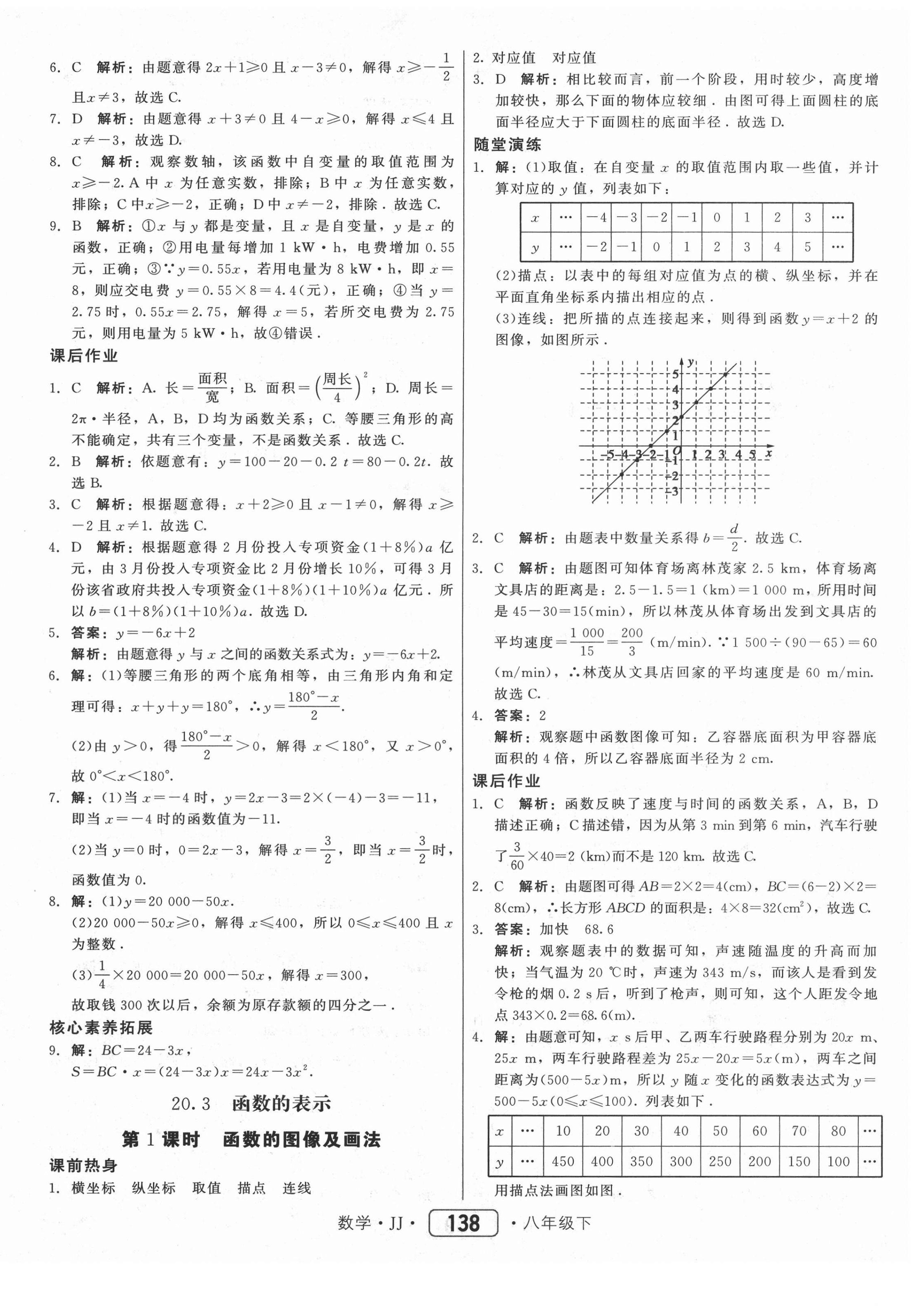 2021年紅對勾45分鐘作業(yè)與單元評估八年級數(shù)學下冊冀教版 第14頁