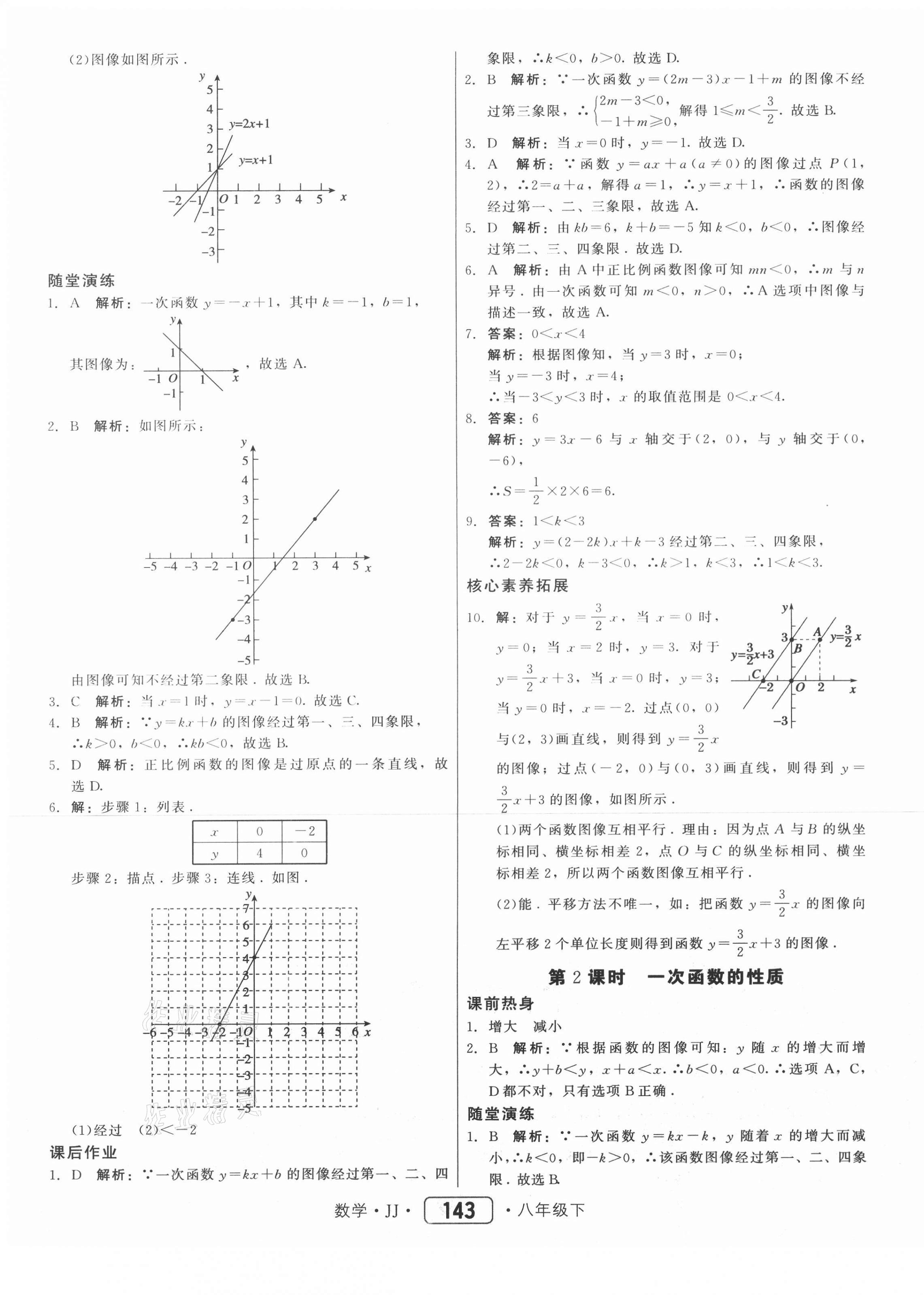 2021年紅對(duì)勾45分鐘作業(yè)與單元評(píng)估八年級(jí)數(shù)學(xué)下冊(cè)冀教版 第19頁(yè)