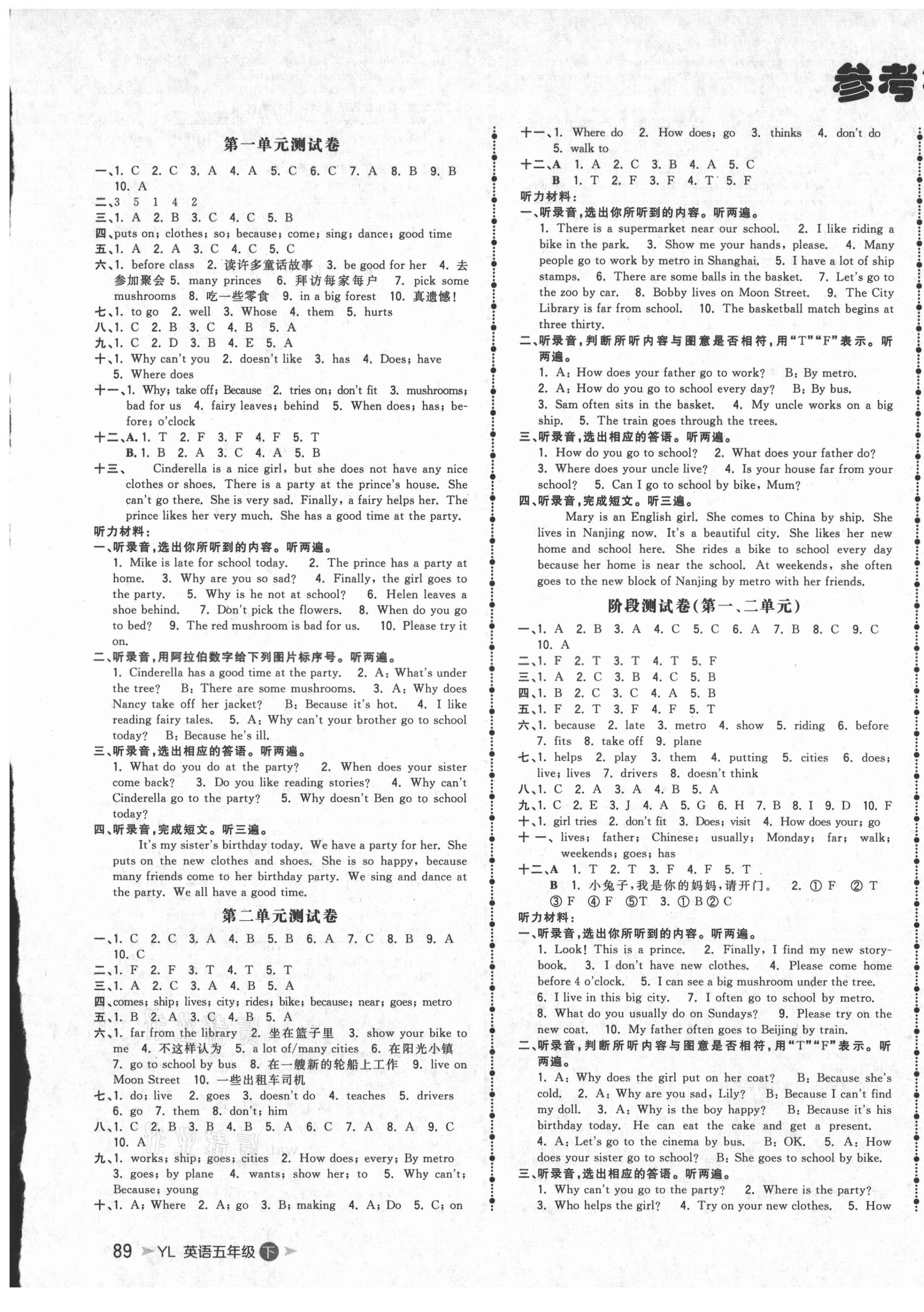 2021年智慧翔夺冠金卷五年级英语下册译林版 第1页